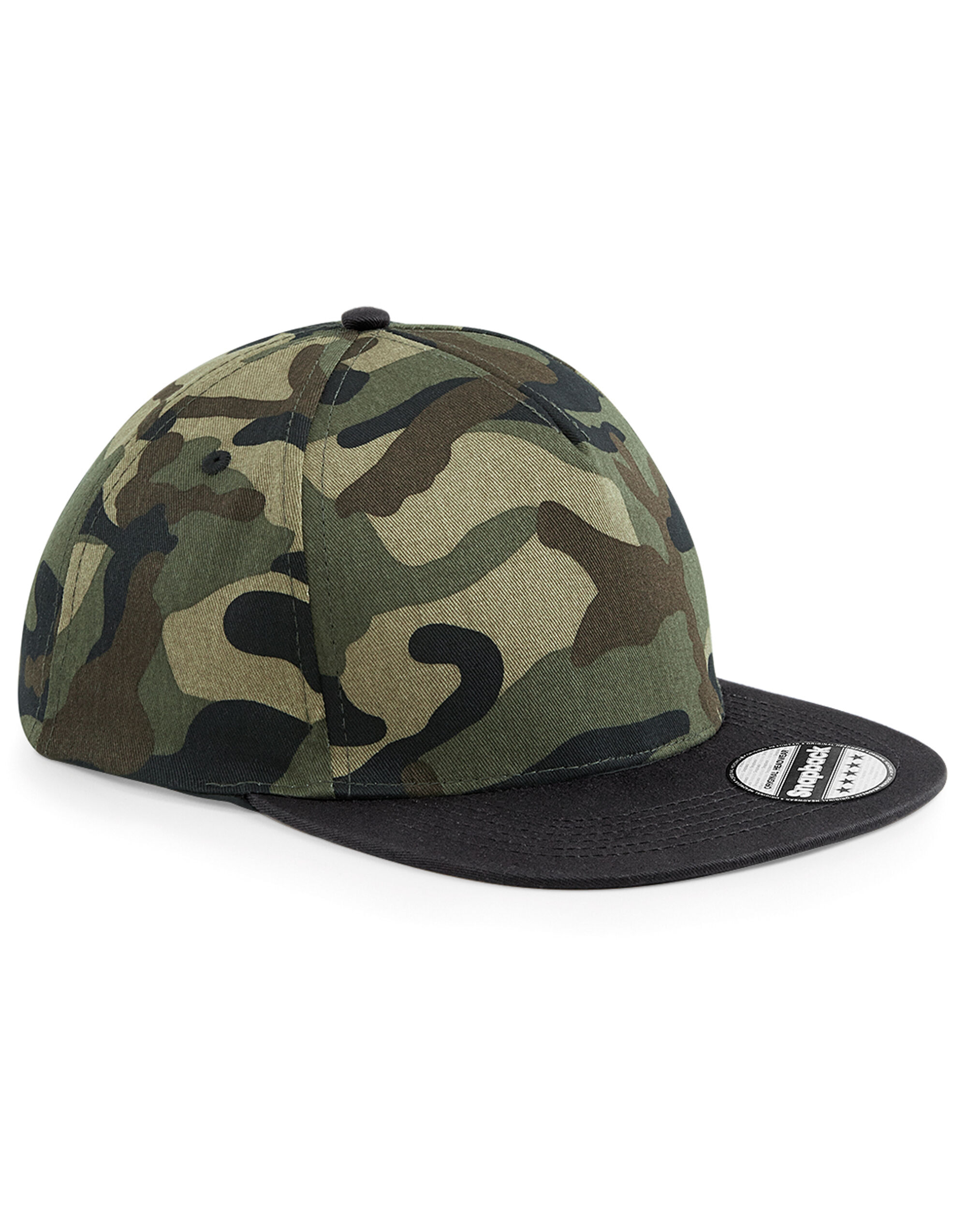 Jungle Camo/ Black Camo Snapback