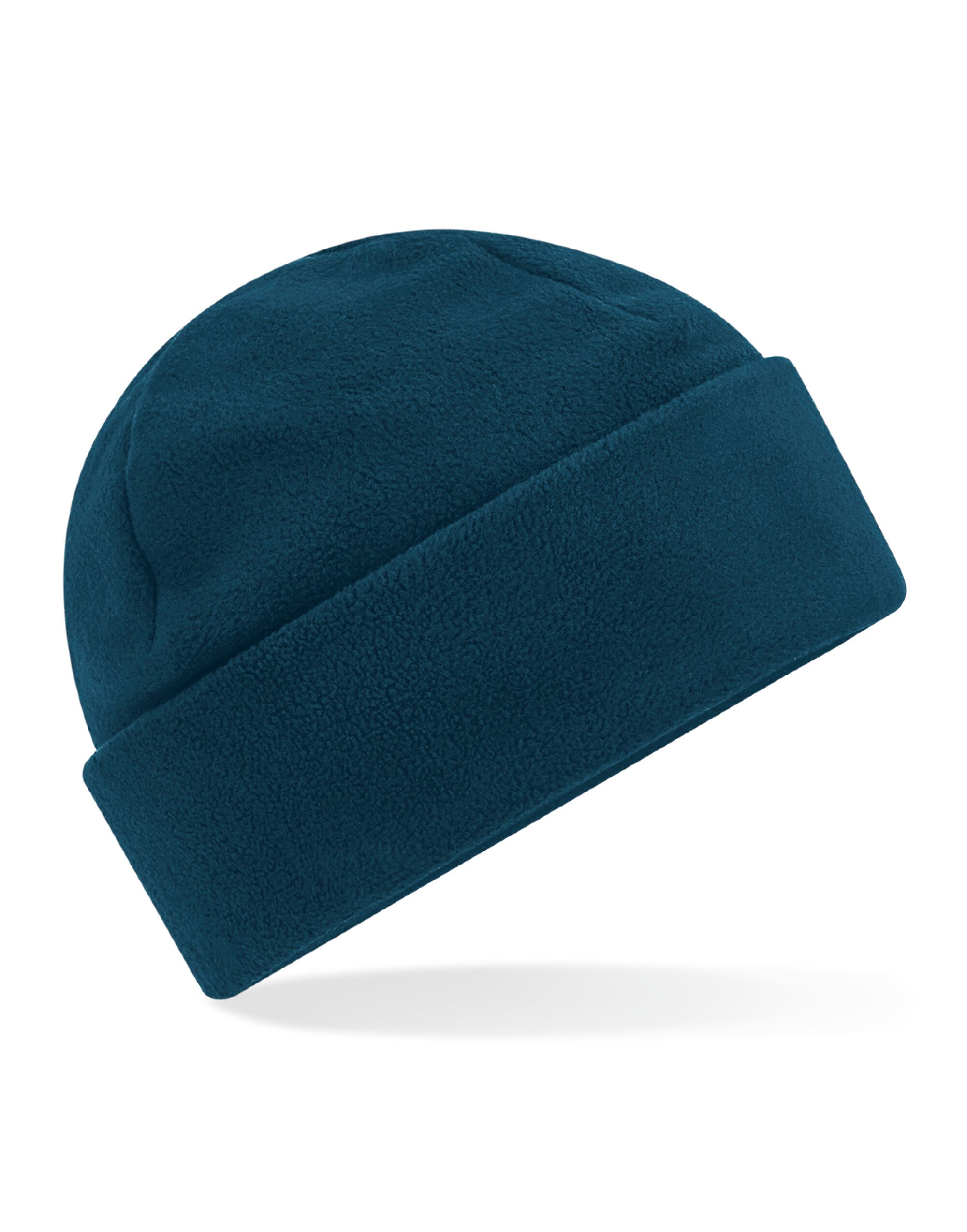 B243R Recycled Fleece Cuffed Beanie Petrol
