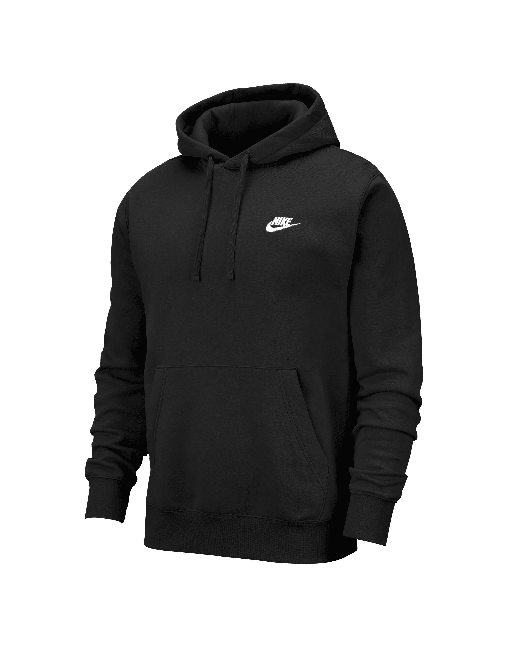 BV2654 Black/Black/White Sportswear Club Hoodie BV2654 Black/Black/White Sportswear Club Hoodie