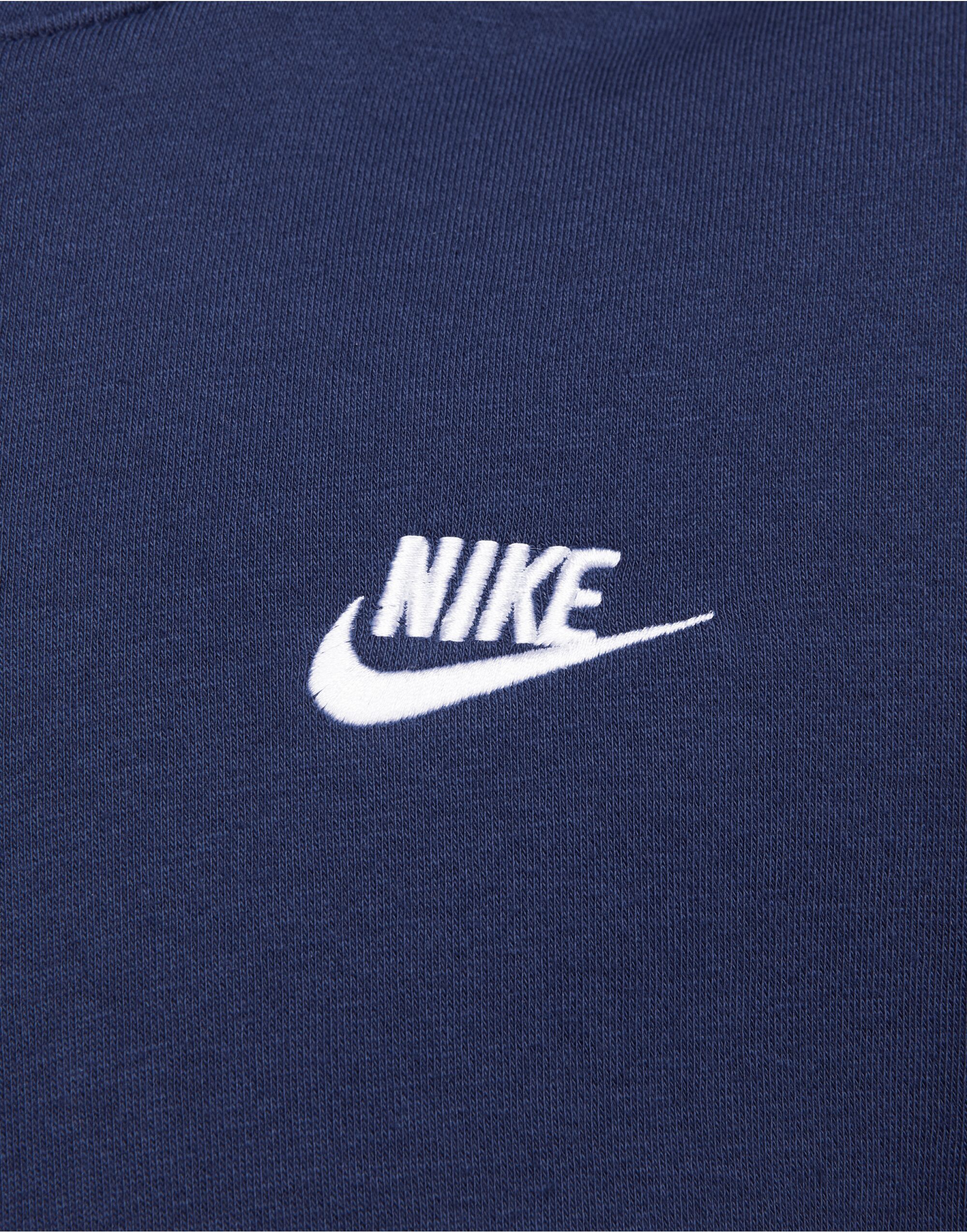 BV2654 Midnight Navy/Midnight Navy/White Sportswear Club Hoodie