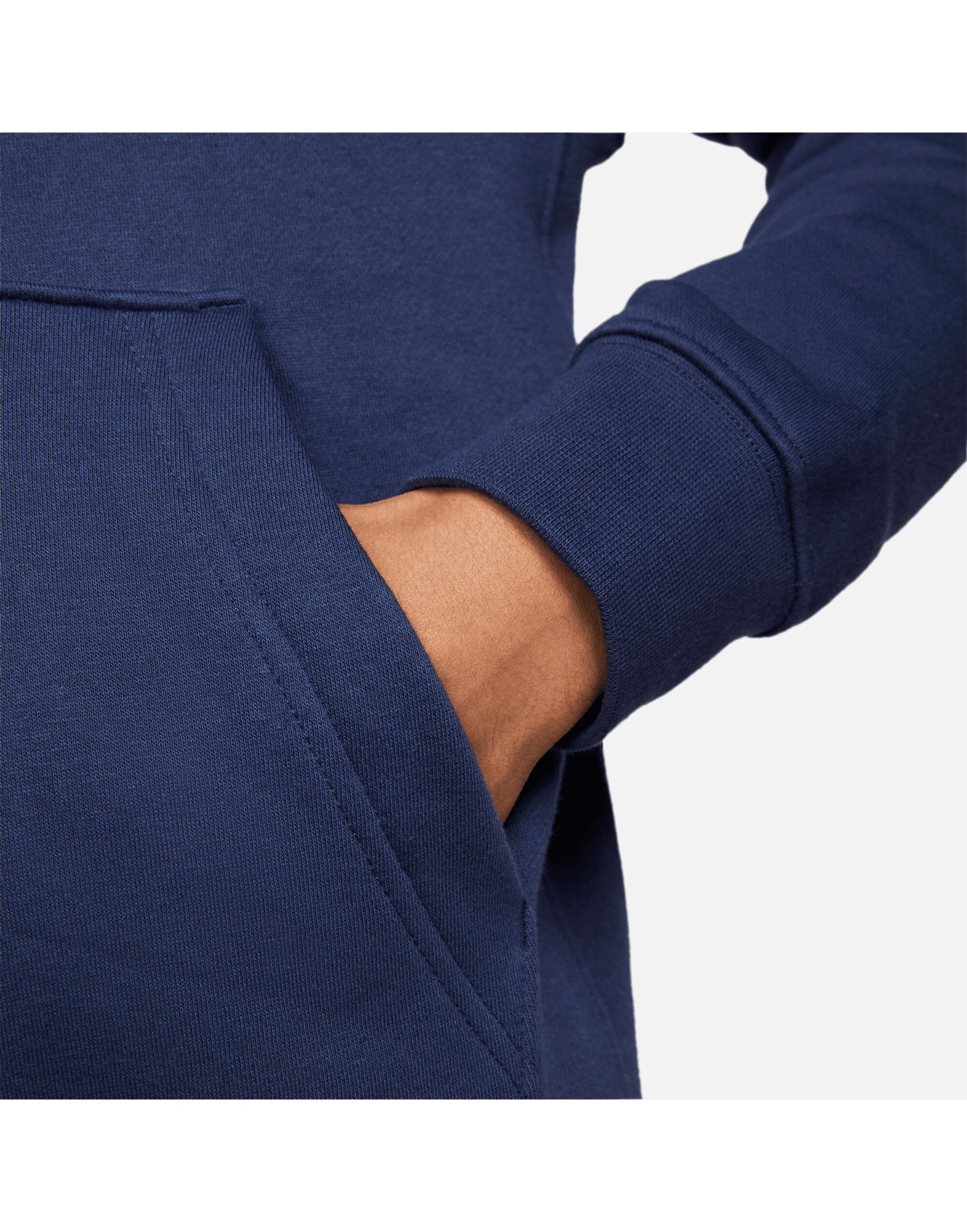 BV2654 Midnight Navy/Midnight Navy/White Sportswear Club Hoodie
