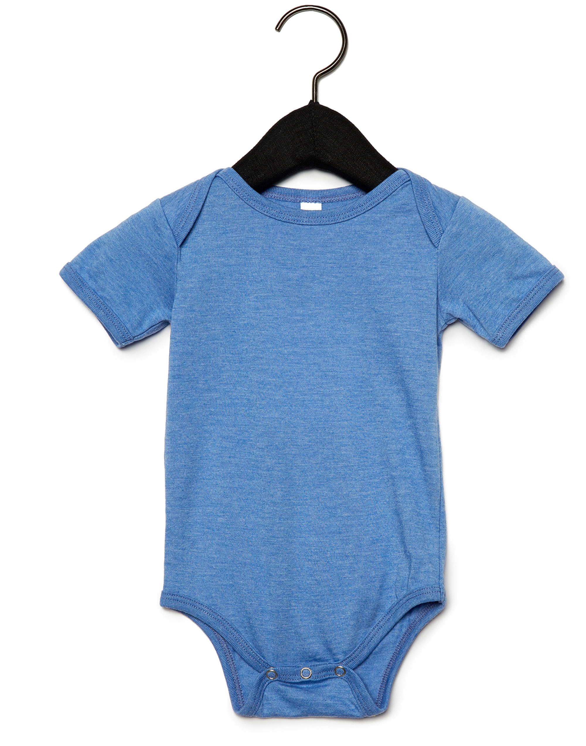 Heather Columbia Blue Baby Jersey Short Sleeve Onesie