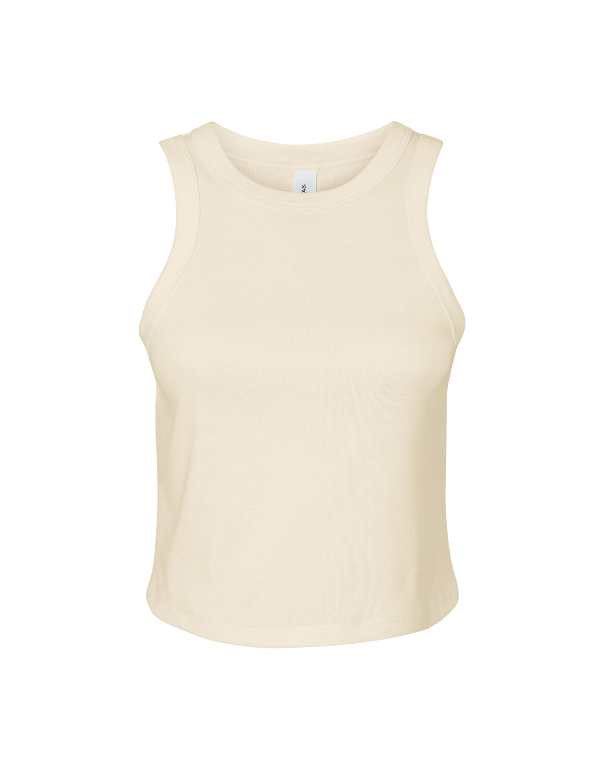 BE1019 Women’s Micro Rib Racer Tank Solid Natural Blend BE1019 Women’s Micro Rib Racer Tank Solid Natural Blend