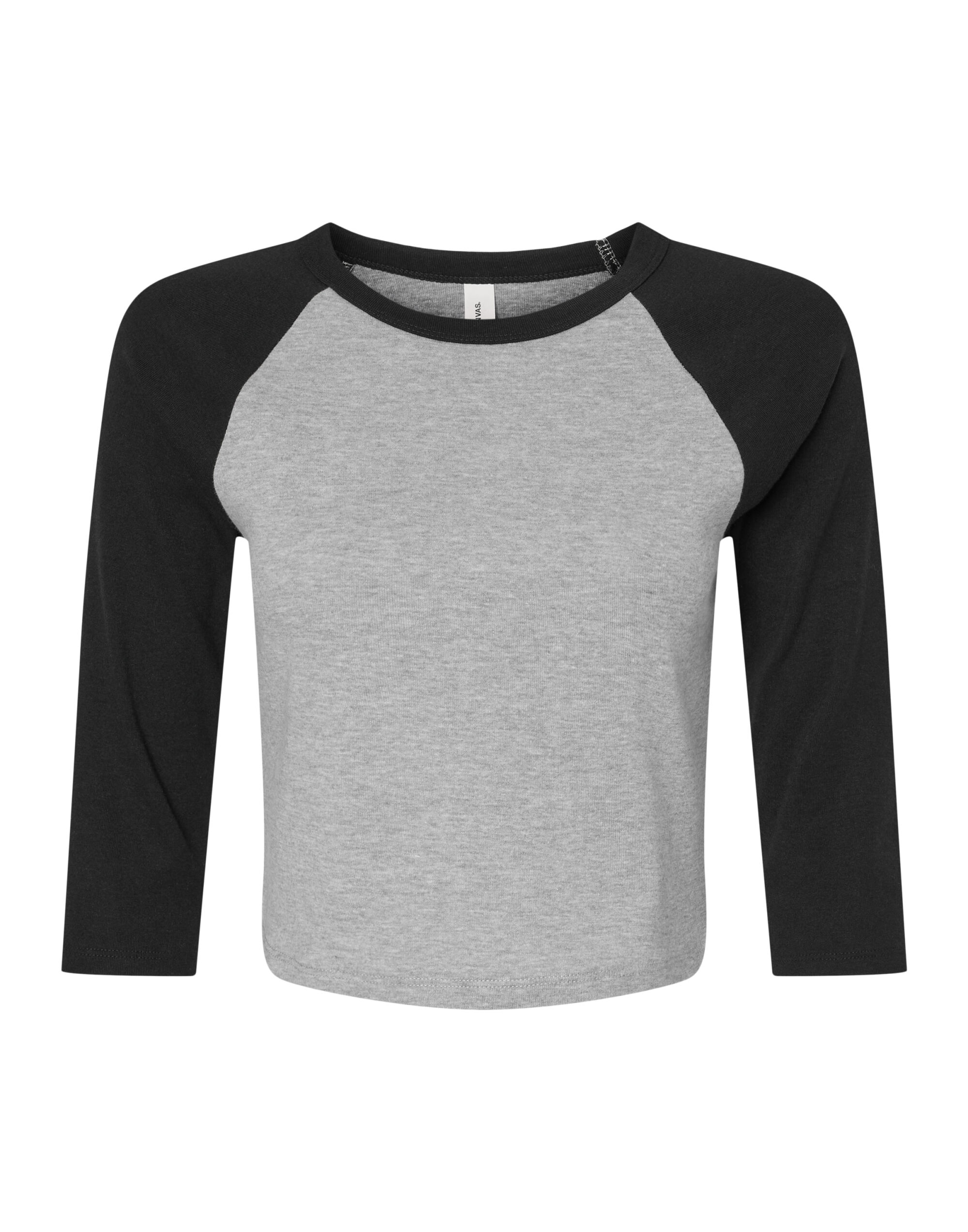 BE1200 Women’s Micro Rib 3/4 Raglan Tee Athletic Heather/Black BE1200 Women’s Micro Rib 3/4 Raglan Tee Athletic Heather/Black