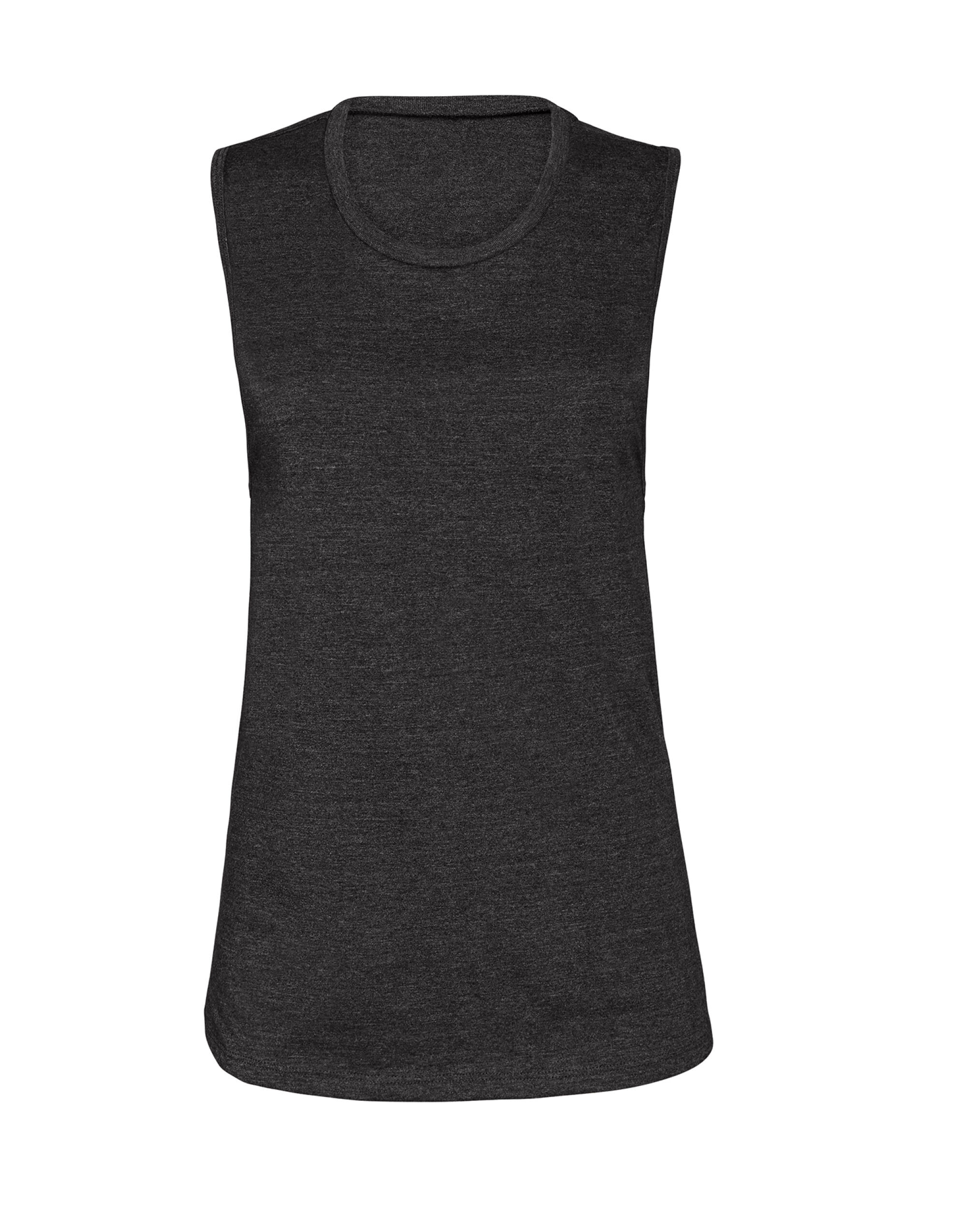 Dark Grey Heather Women’s Jersey Muscle Tank