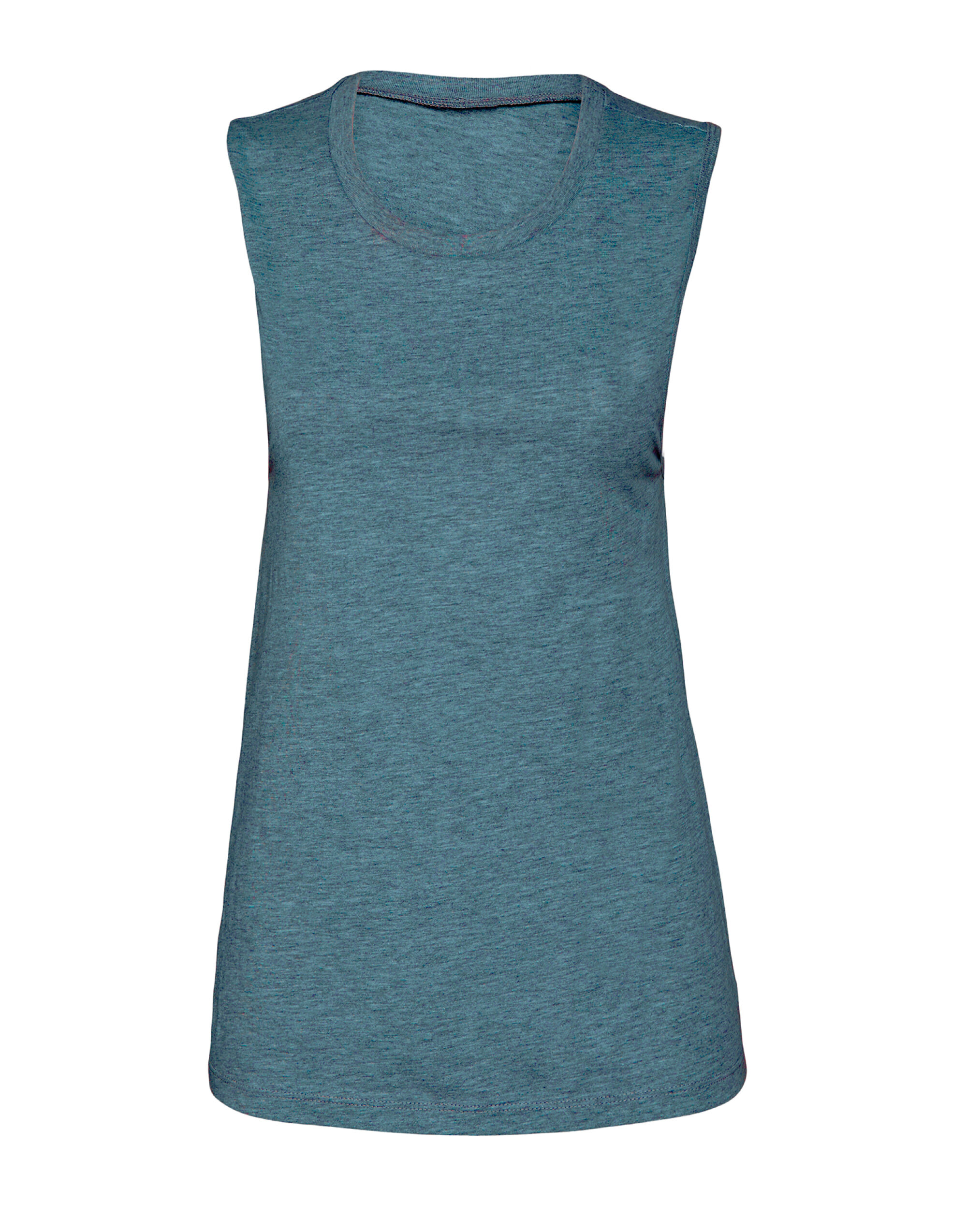 Heather Deep Teal Women’s Jersey Muscle Tank Heather Deep Teal Women’s Jersey Muscle Tank