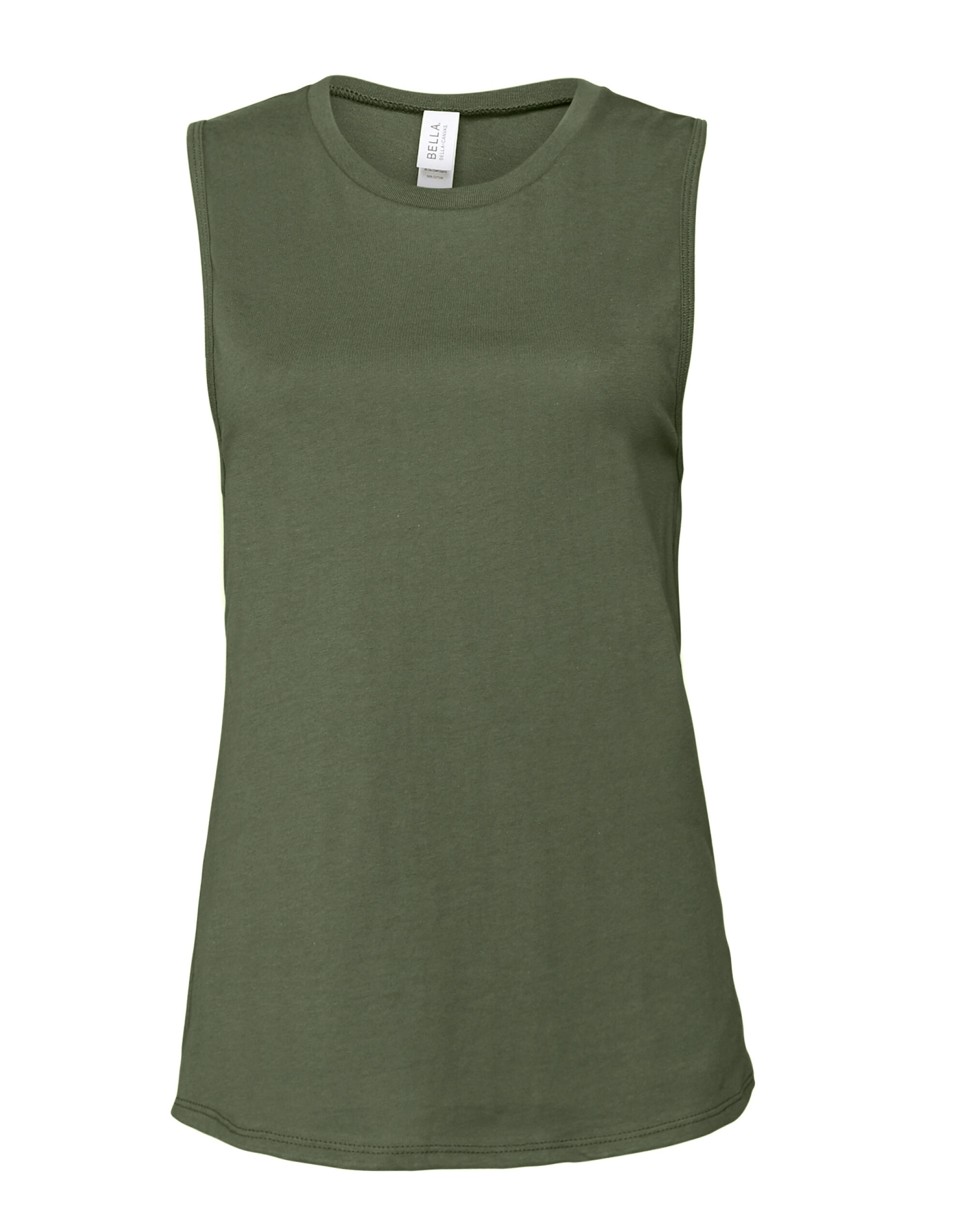 Military Green Women’s Jersey Muscle Tank Military Green Women’s Jersey Muscle Tank