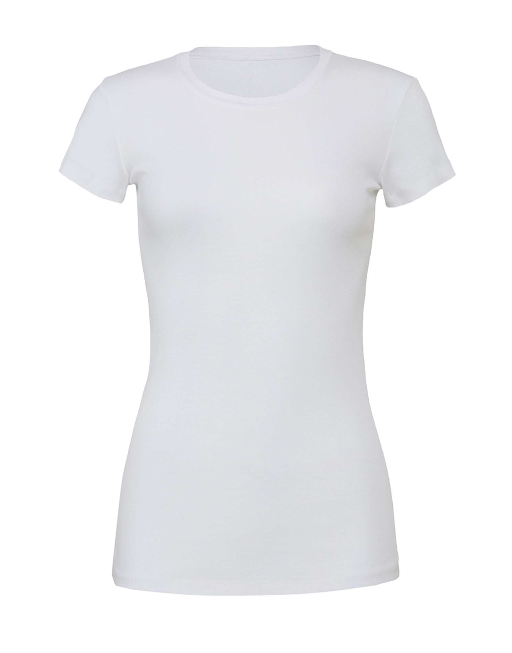 BE6004 Women’s Slim Fit Tee White