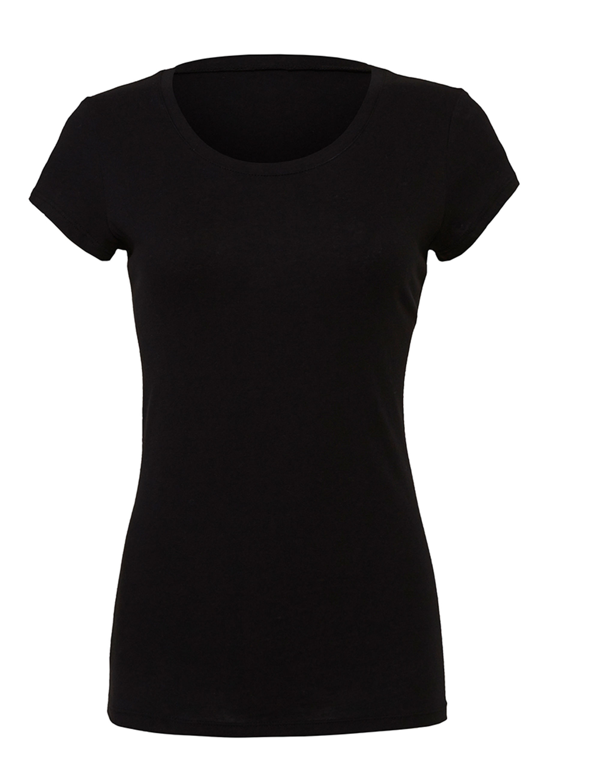 BE6004 Women’s Slim Fit Tee Black