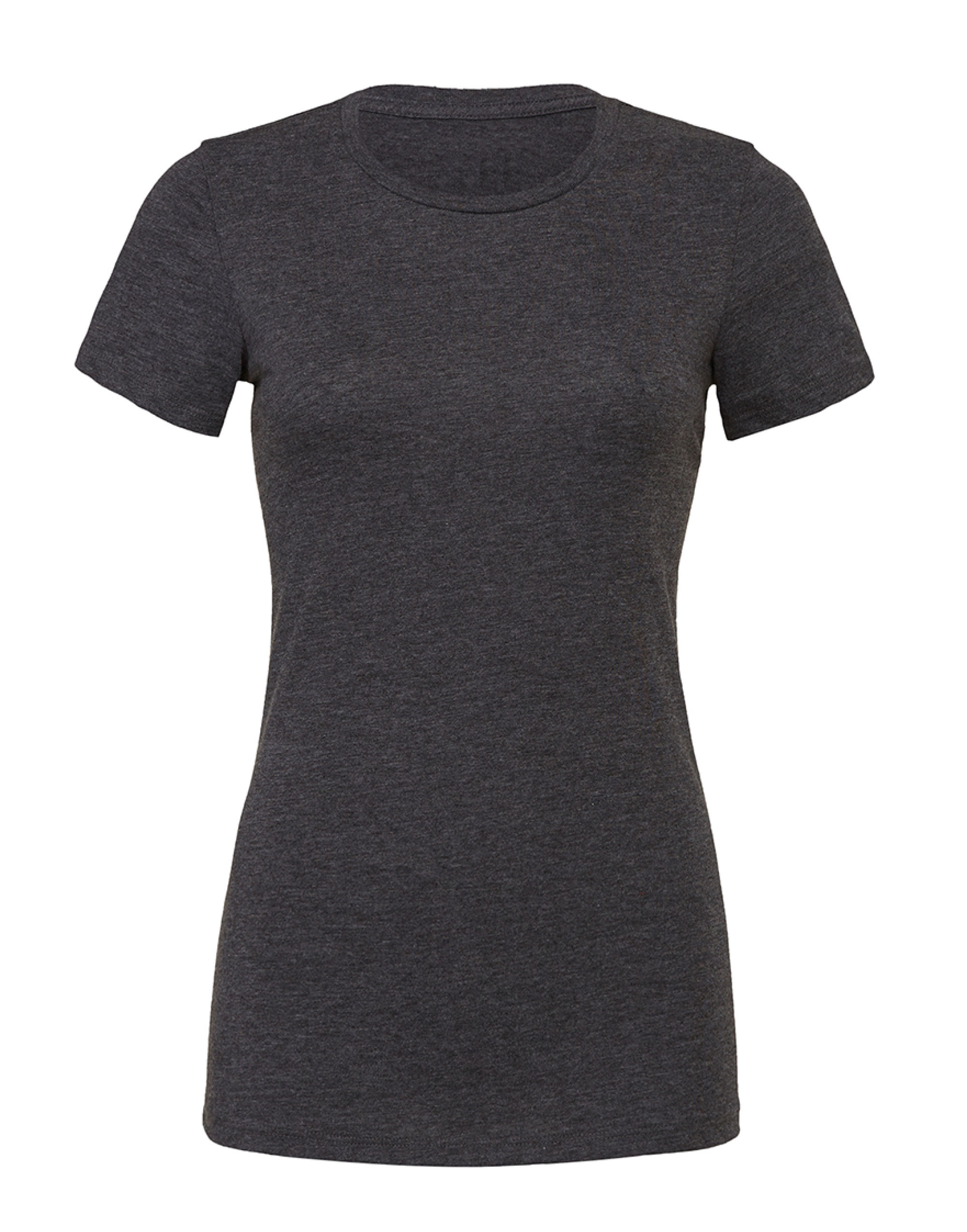 BE6004 Women’s Slim Fit Tee Dark Grey Heather