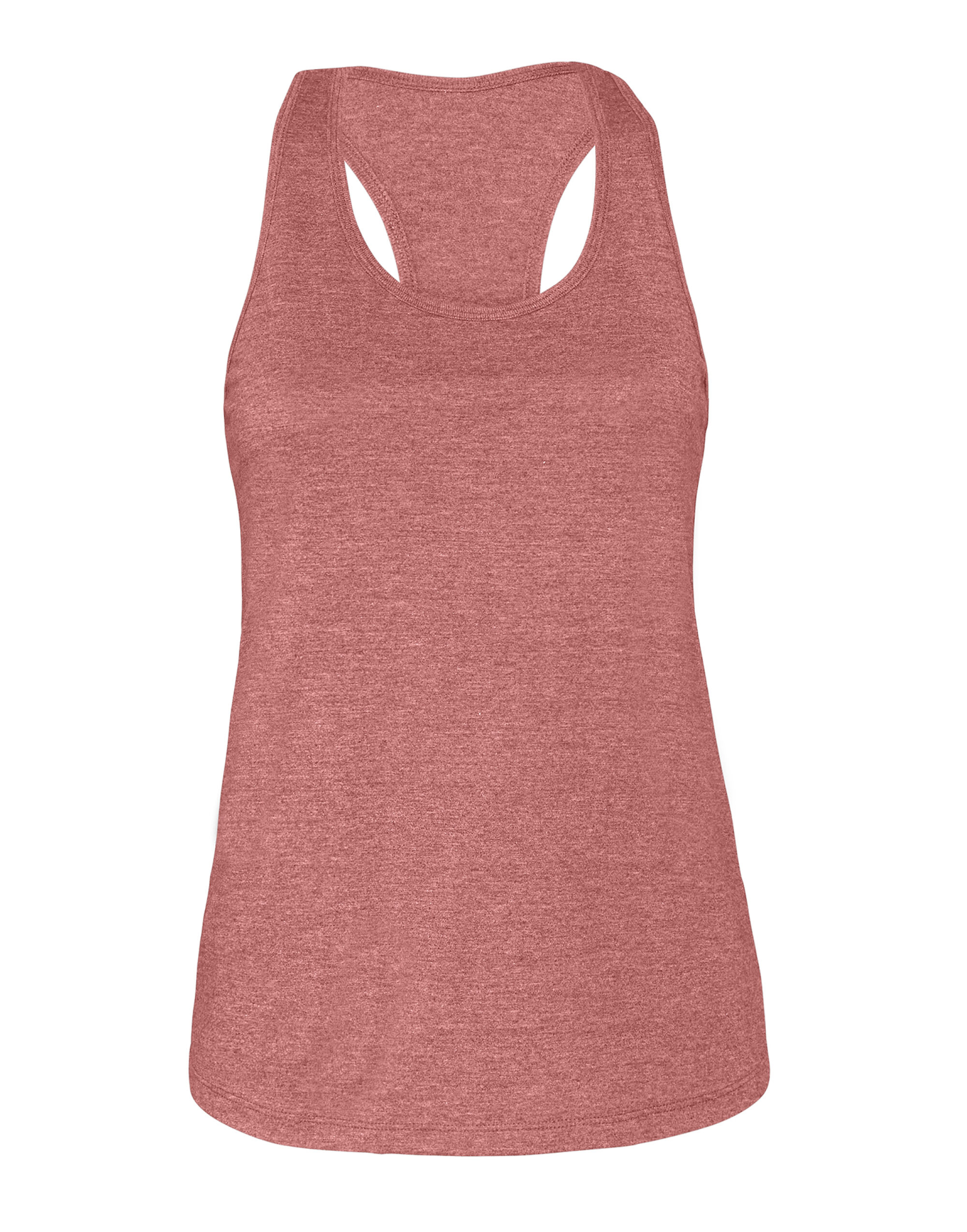 Heather Mauve Women’s Jersey Racerback Tank