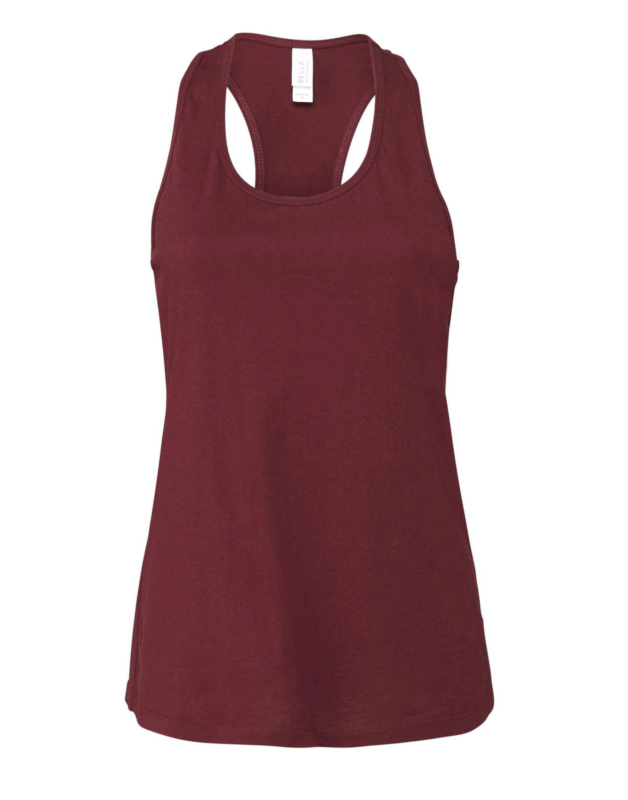 Maroon Women’s Jersey Racerback Tank