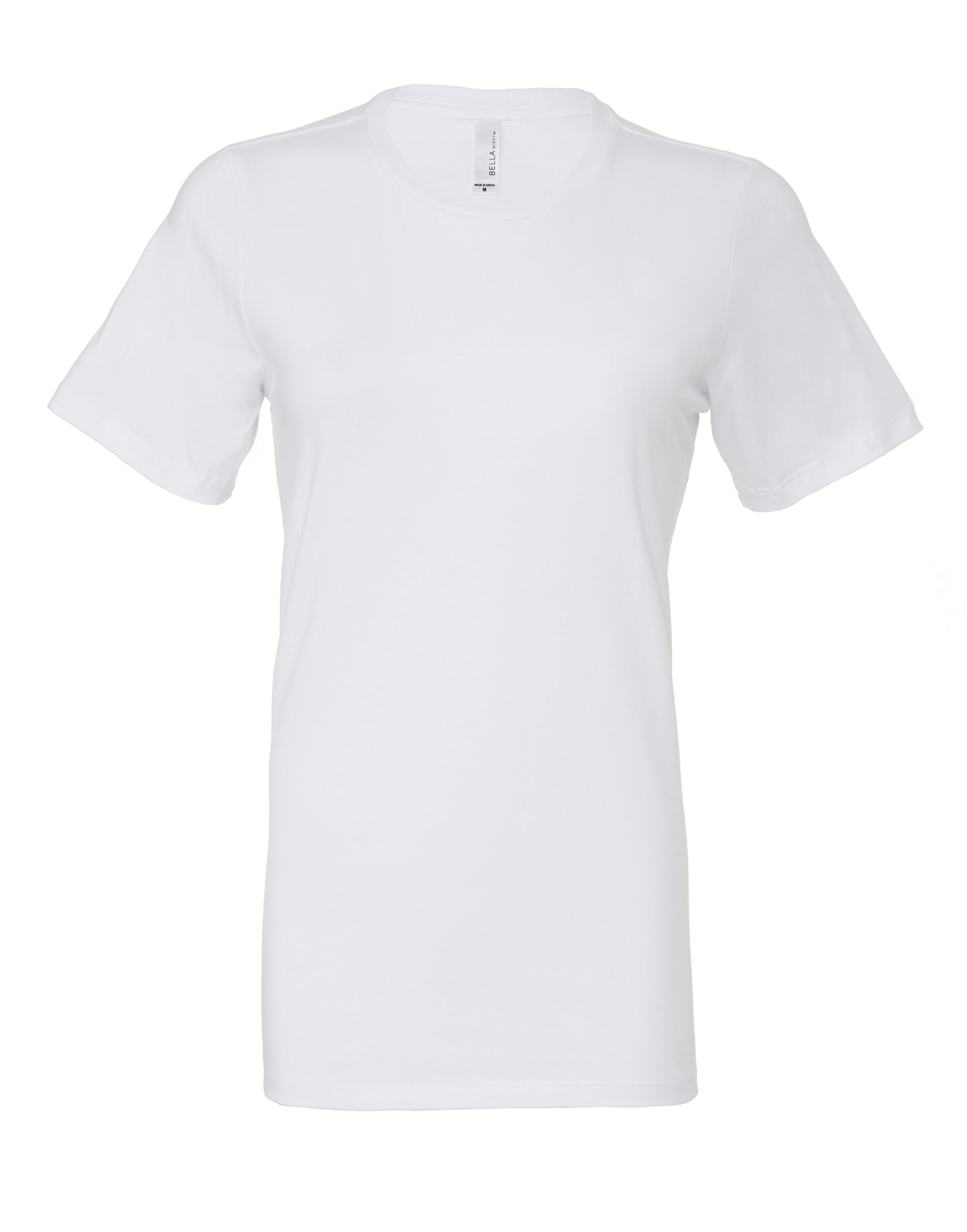 BE6400 Women’s Relaxed Jersey Short Sleeve Tee White