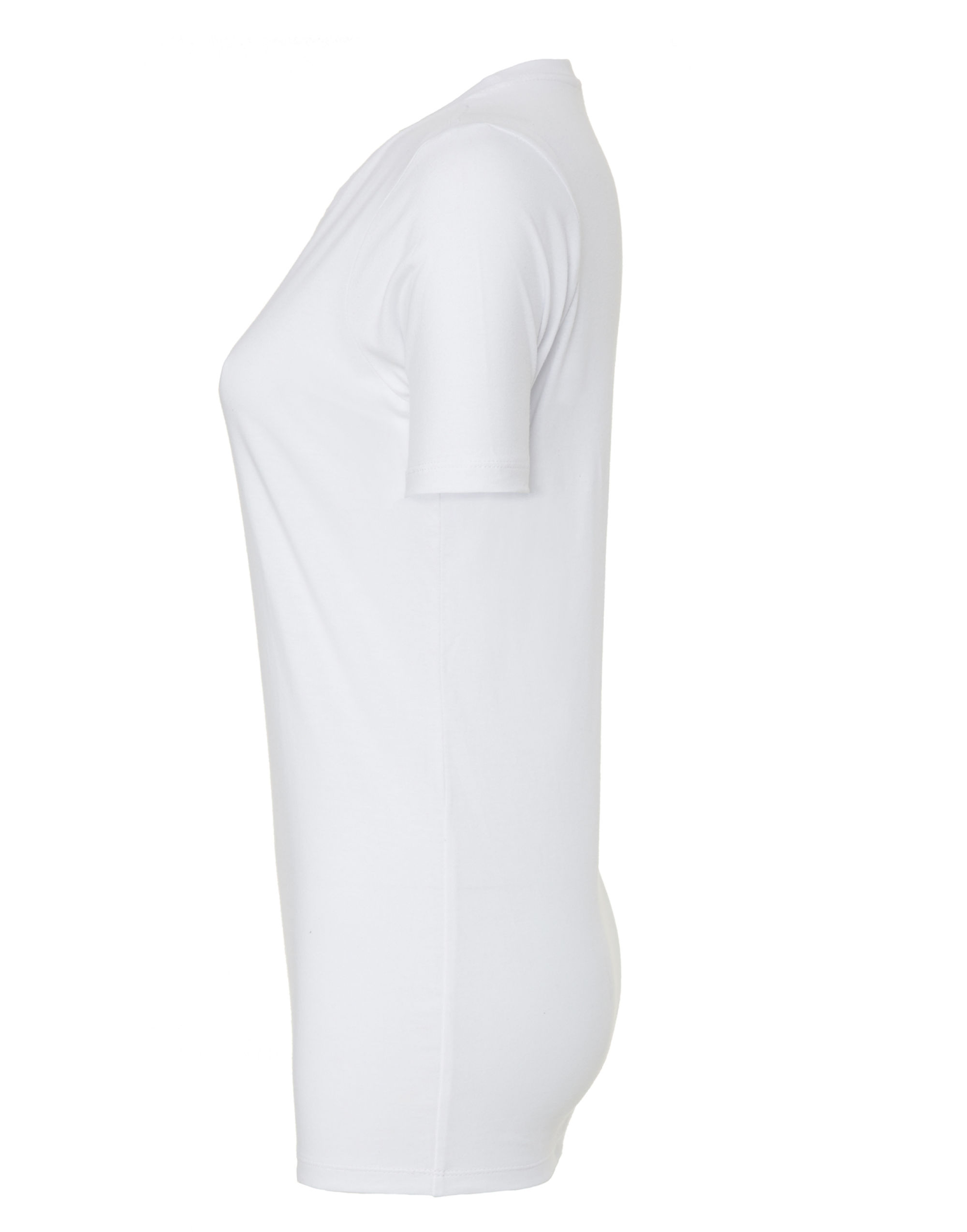 BE6400 White Women’s Relaxed Jersey Short Sleeve Tee