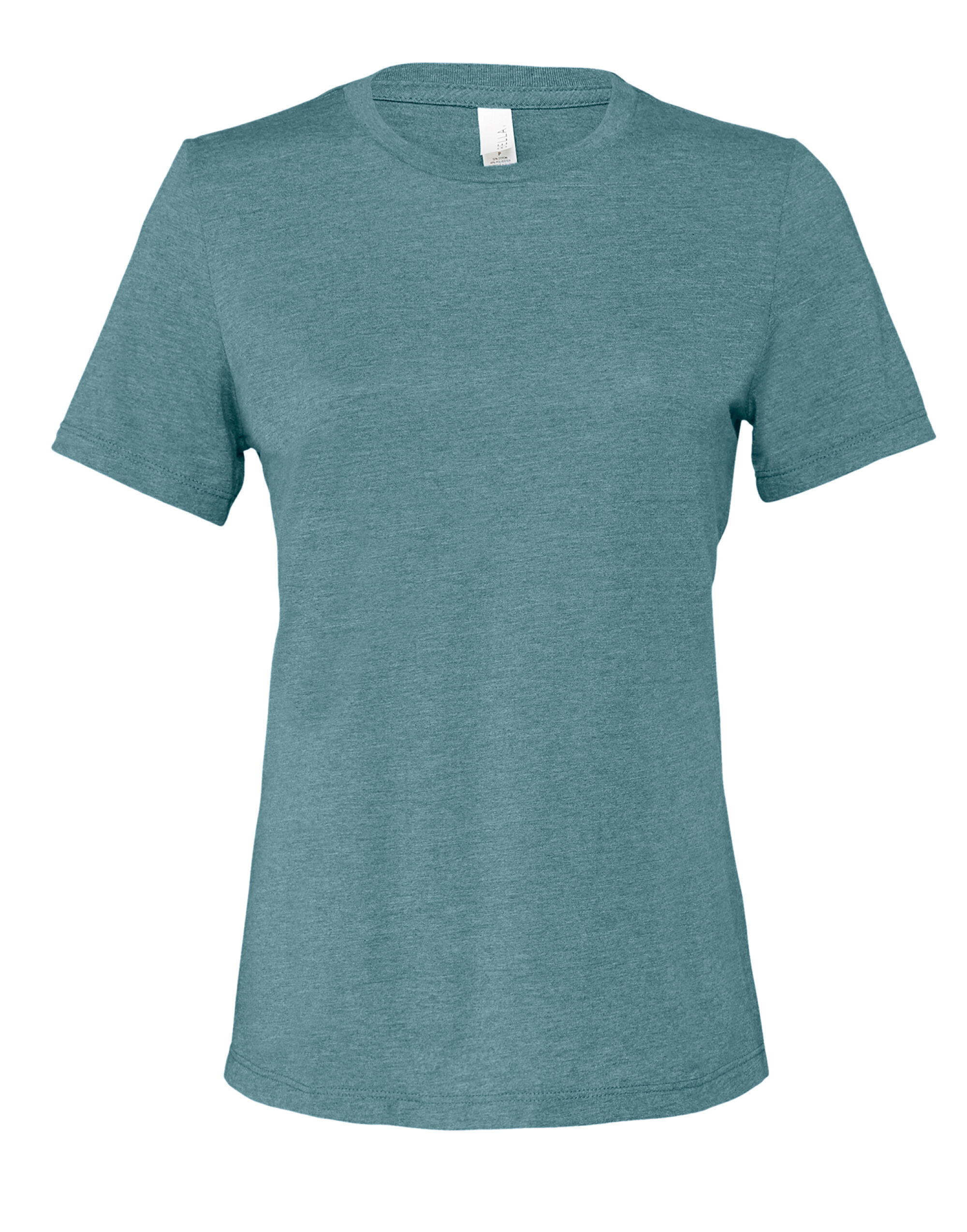 BE6400CVC Women’s Relaxed Heather Jersey Short Sleeve Tee Heather Deep Teal