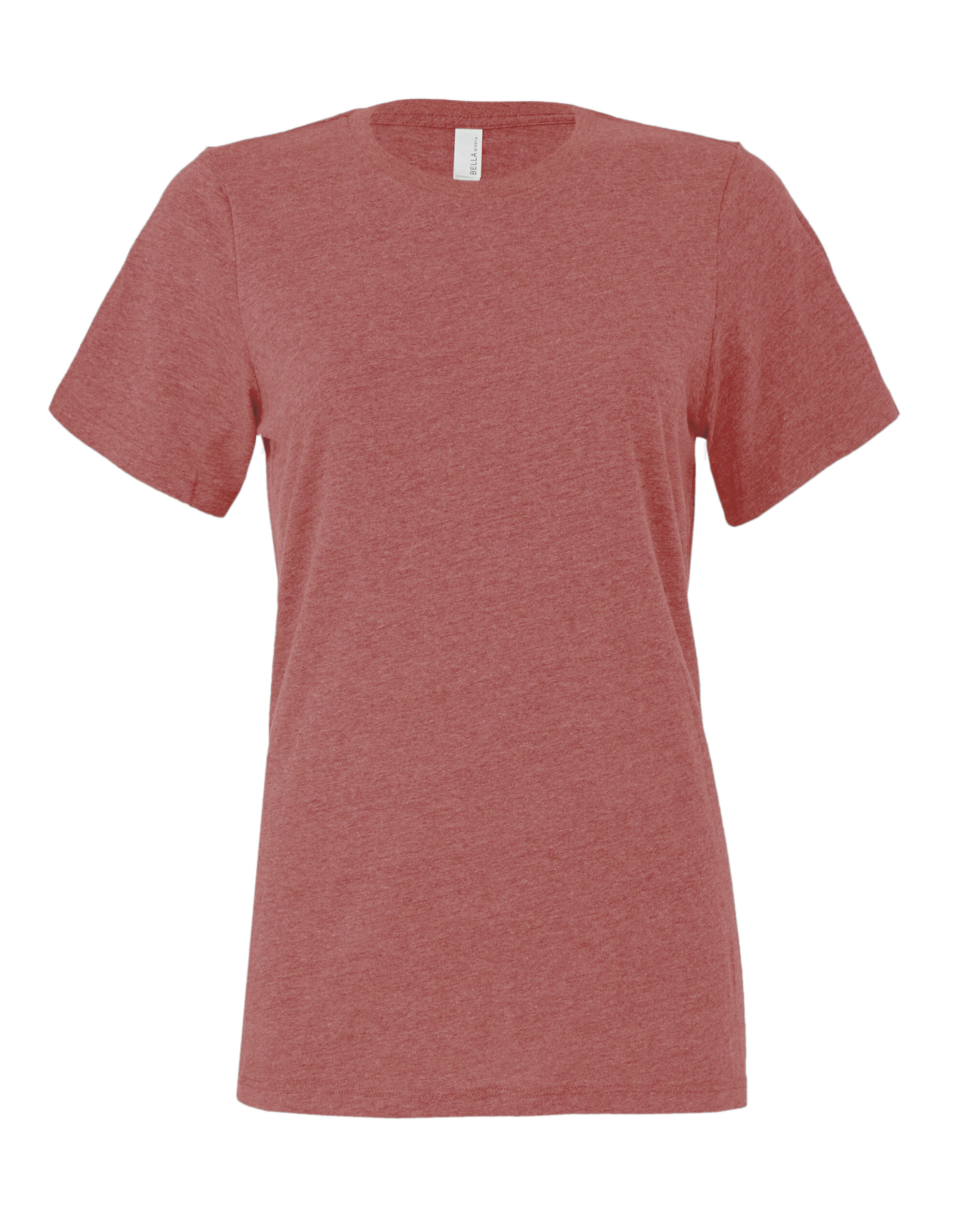 BE6400CVC Women’s Relaxed Heather Jersey Short Sleeve Tee Heather Mauve
