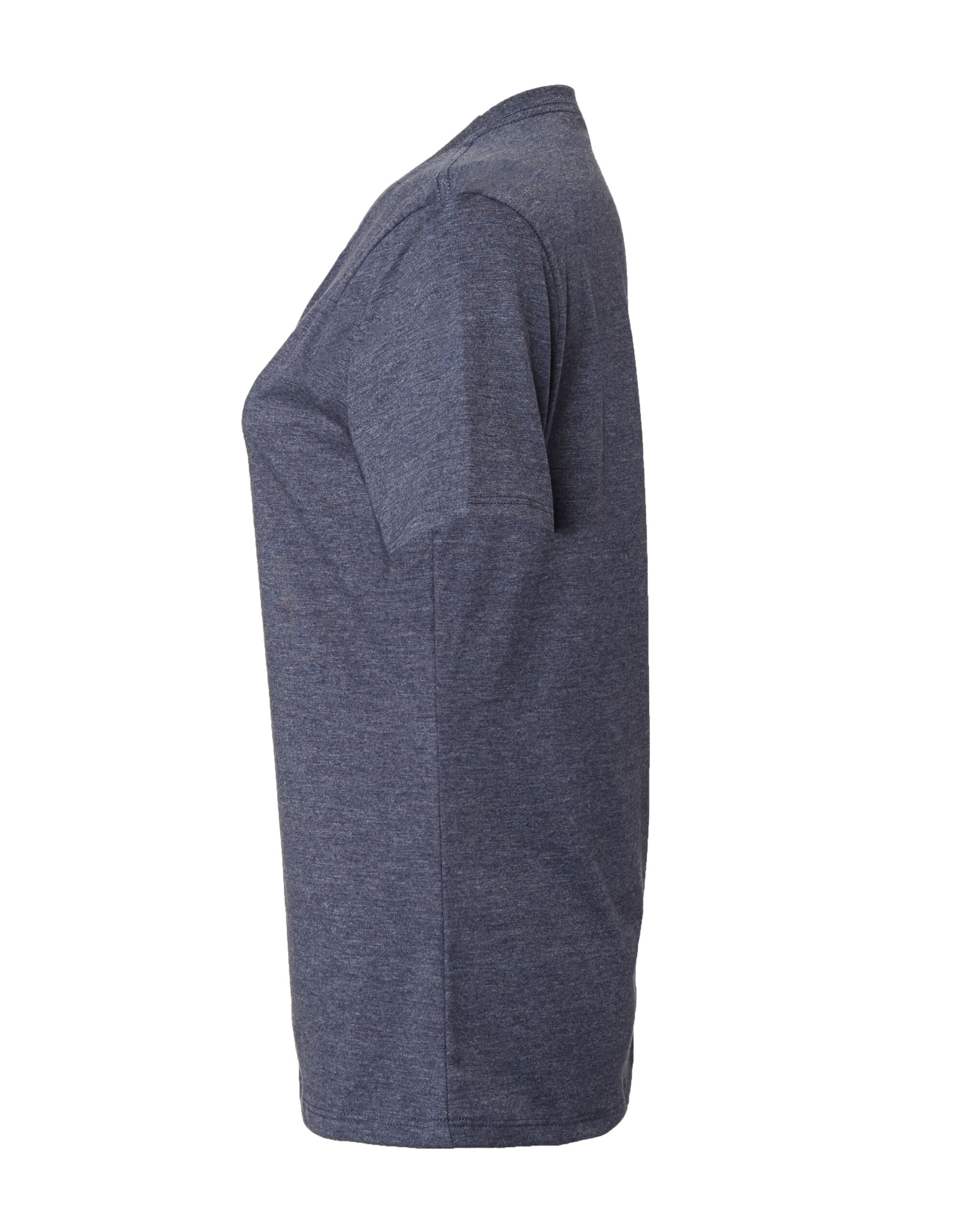 BE6400CVC Women’s Relaxed Heather Jersey Short Sleeve Tee Heather Navy