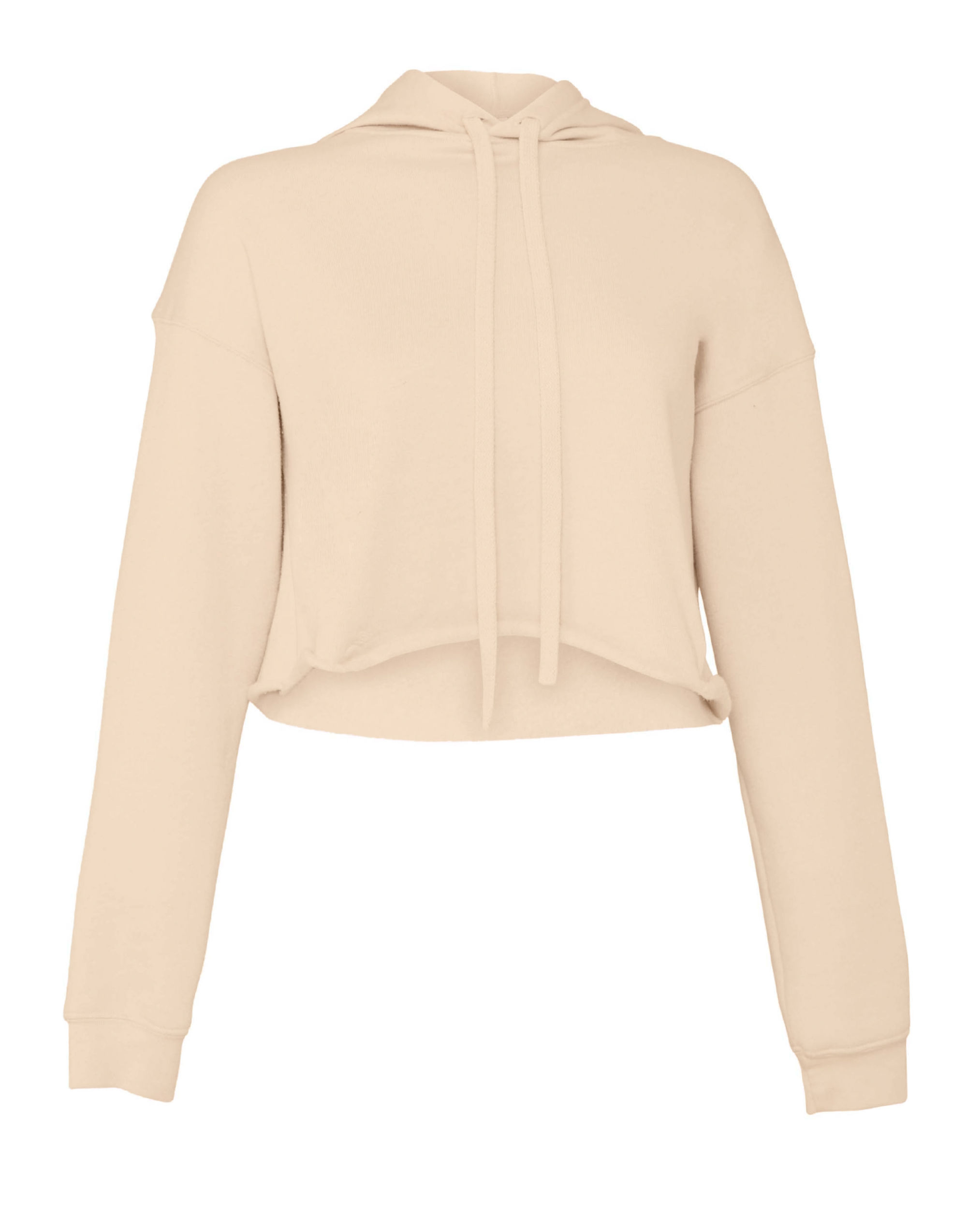 BE7502 Women’s Cropped Fleece Hoodie Heather Dust BE7502 Women’s Cropped Fleece Hoodie Heather Dust