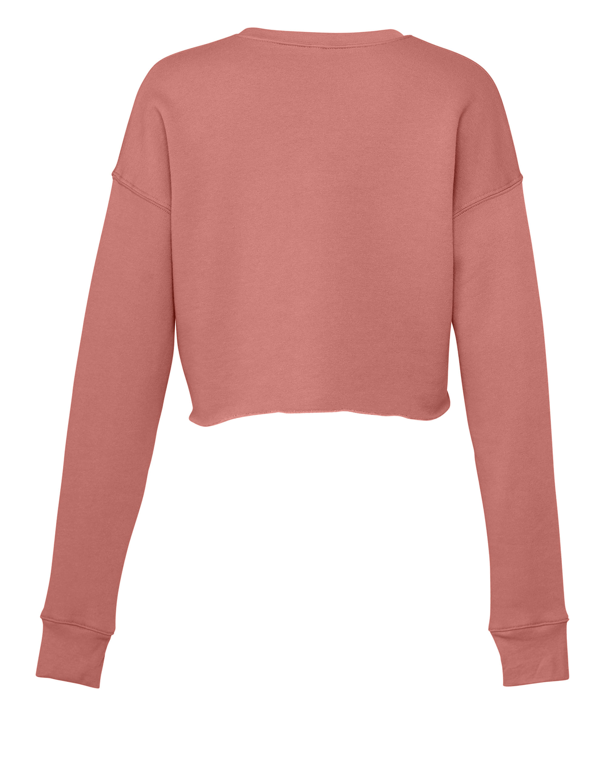 BE7503 Women’s Cropped Crew Fleece Mauve