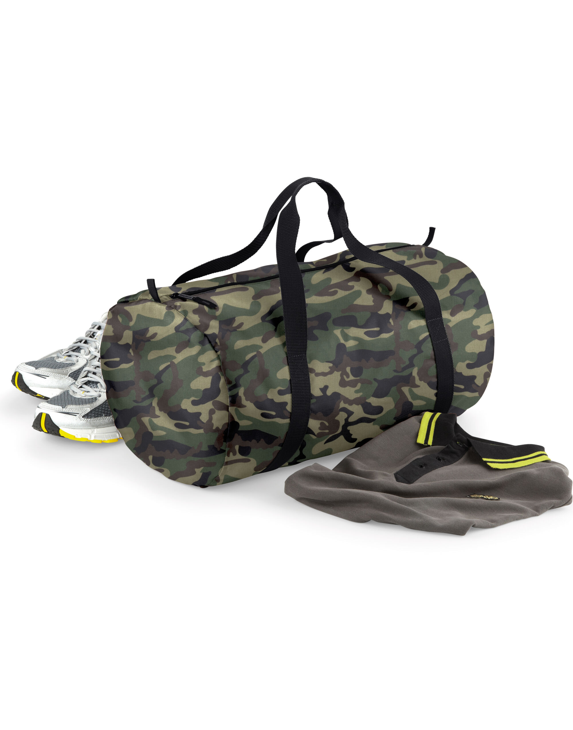 Jungle Camo/Black Packaway Barrel Bag Jungle Camo/Black Packaway Barrel Bag