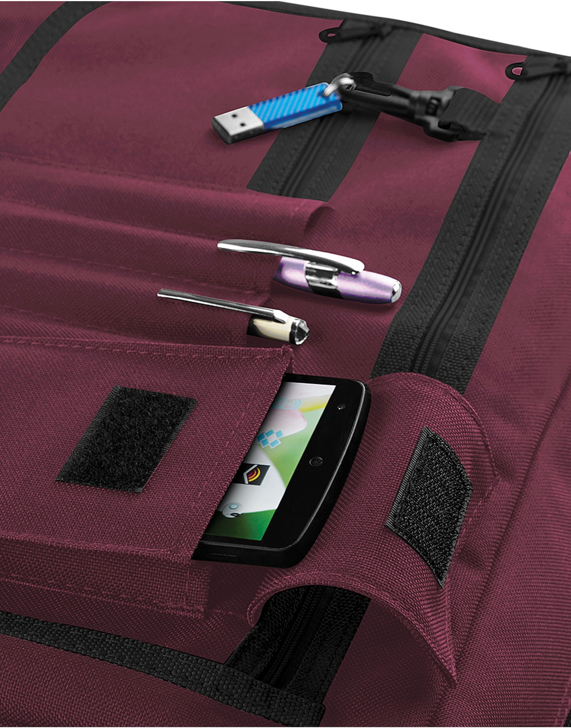 BG21 Messenger Bag Burgundy