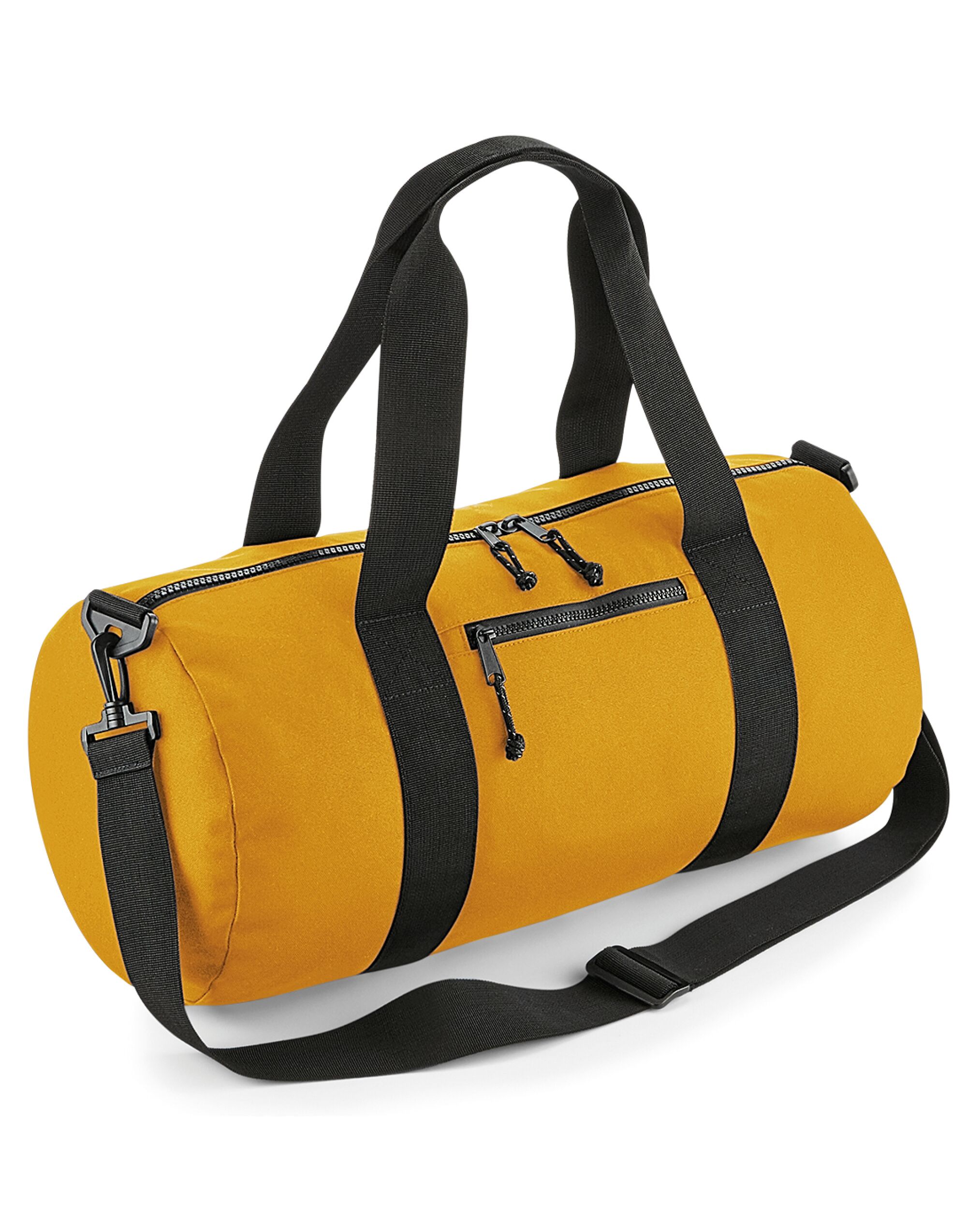 BG284 Recycled Barrel Bag Mustard