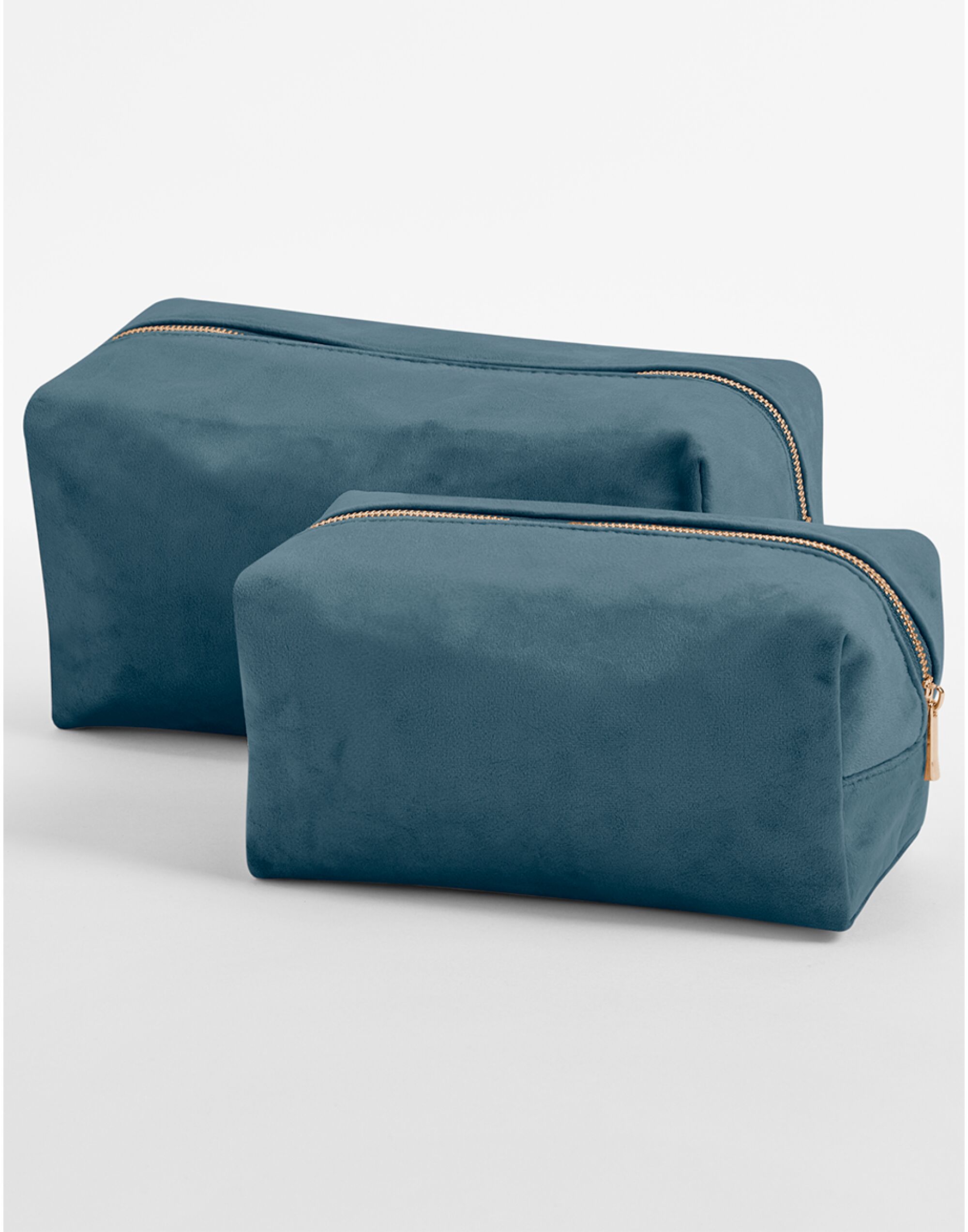 BG716 Velvet Toiletry/Accessory Case Blue Topaz