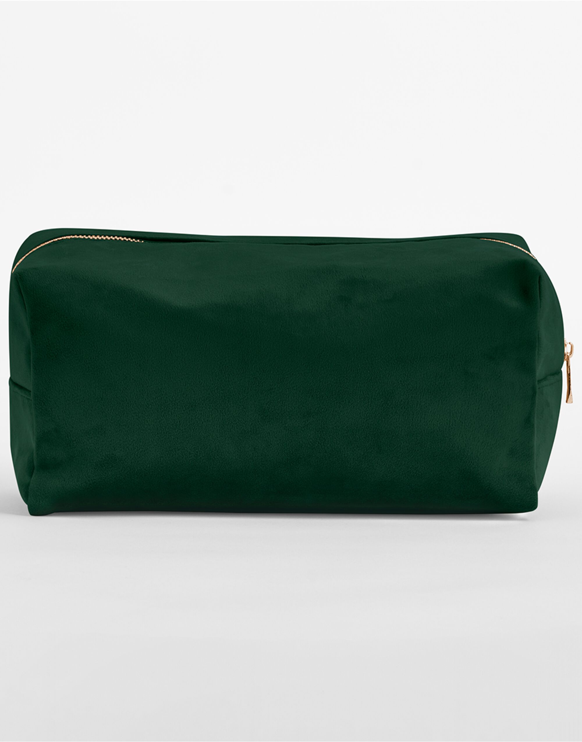 BG716 Velvet Toiletry/Accessory Case Dark Emerald