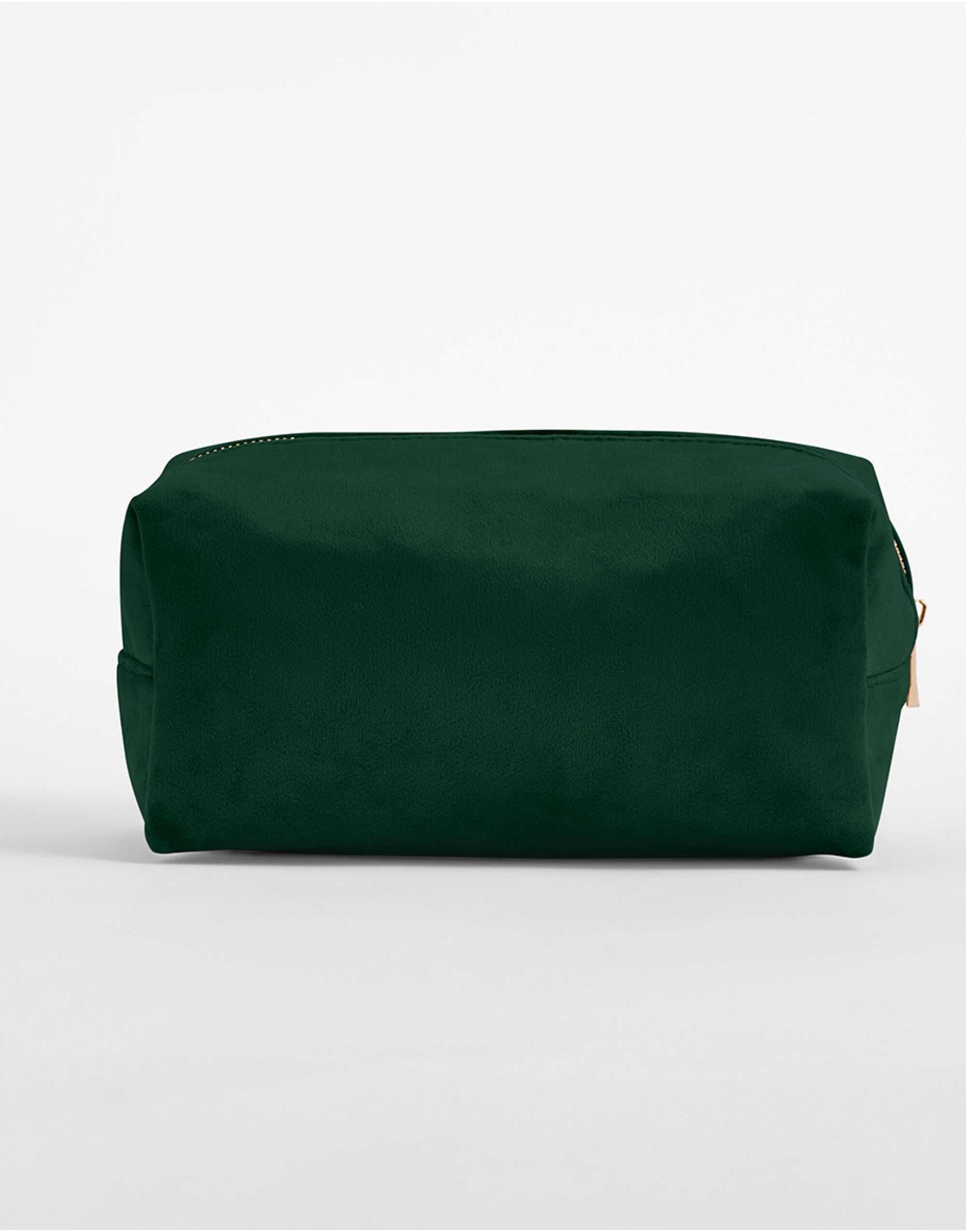 BG716 Velvet Toiletry/Accessory Case Dark Emerald