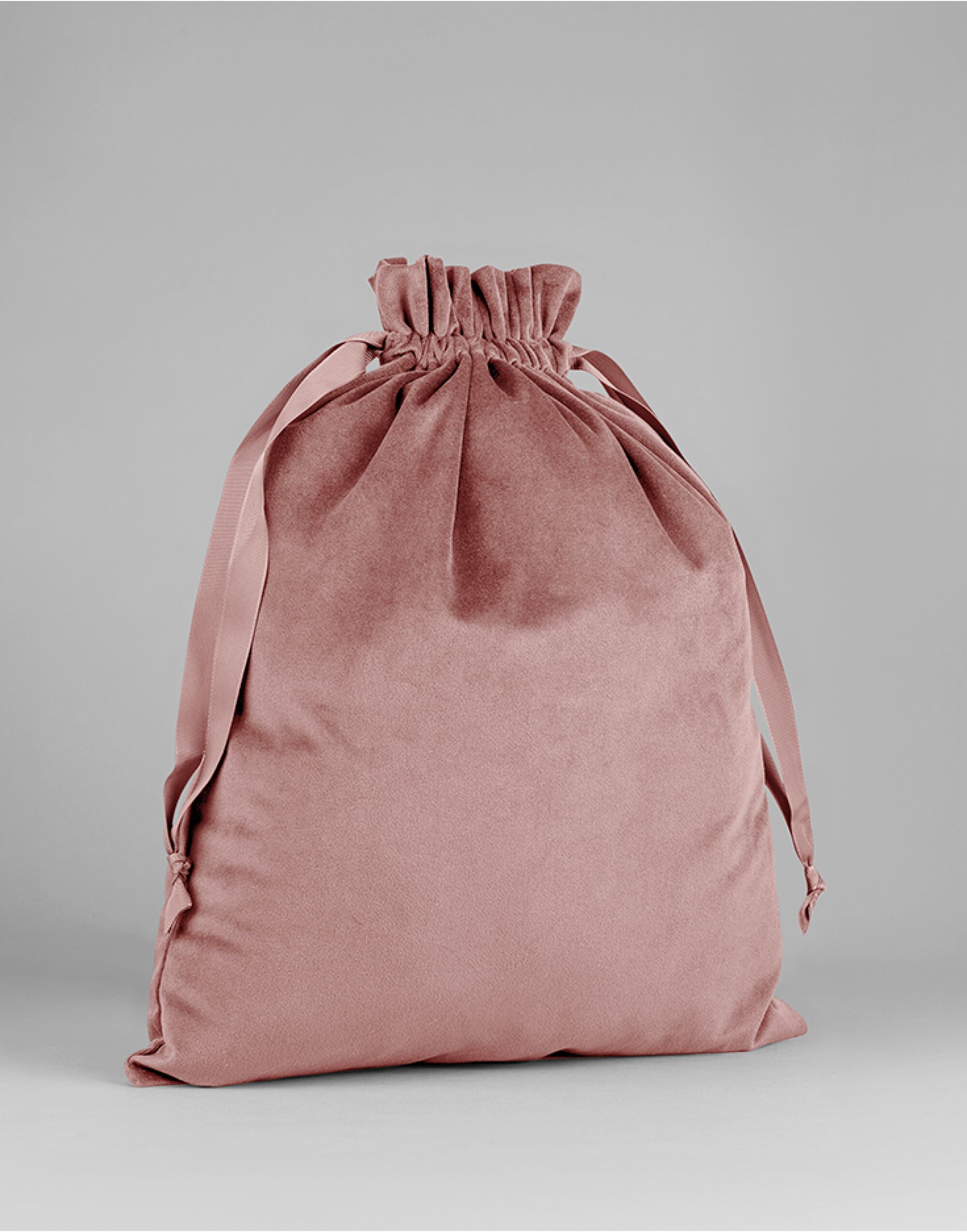 BG718 Velvet Gift Bag Rose Quartz