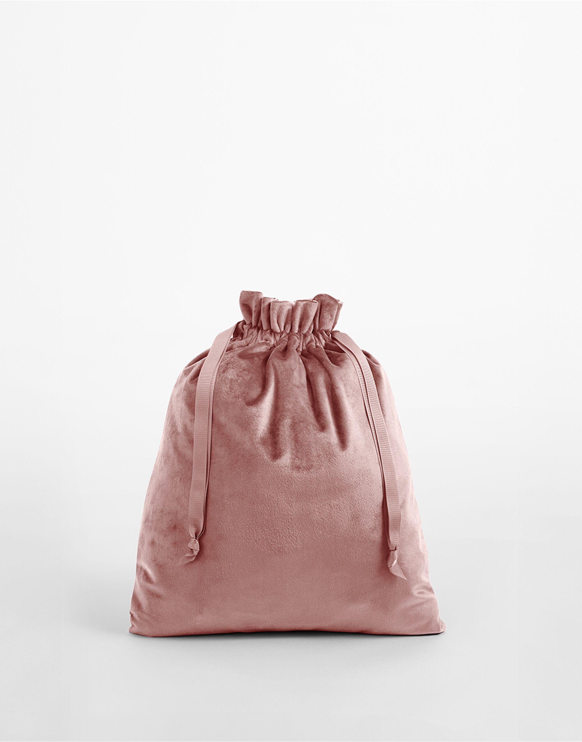 BG718 Velvet Gift Bag Rose Quartz