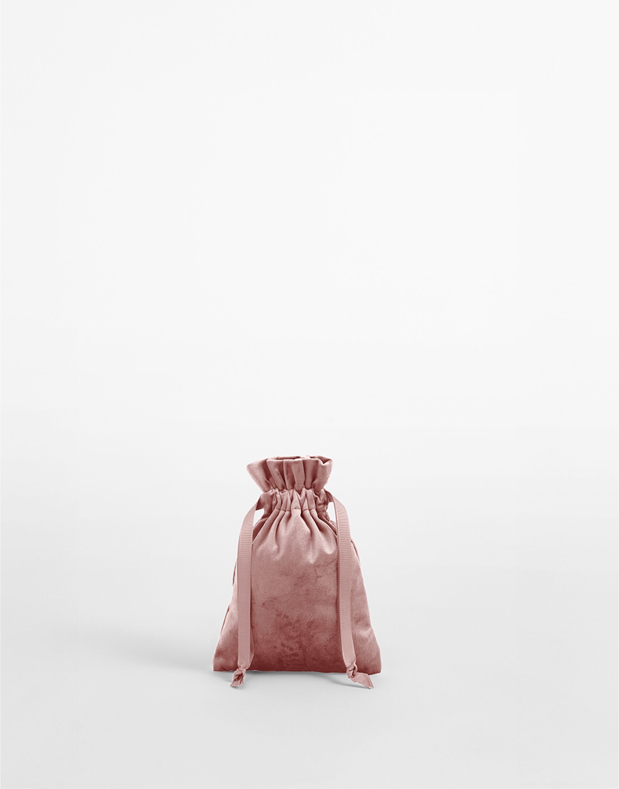 BG718 Velvet Gift Bag Rose Quartz
