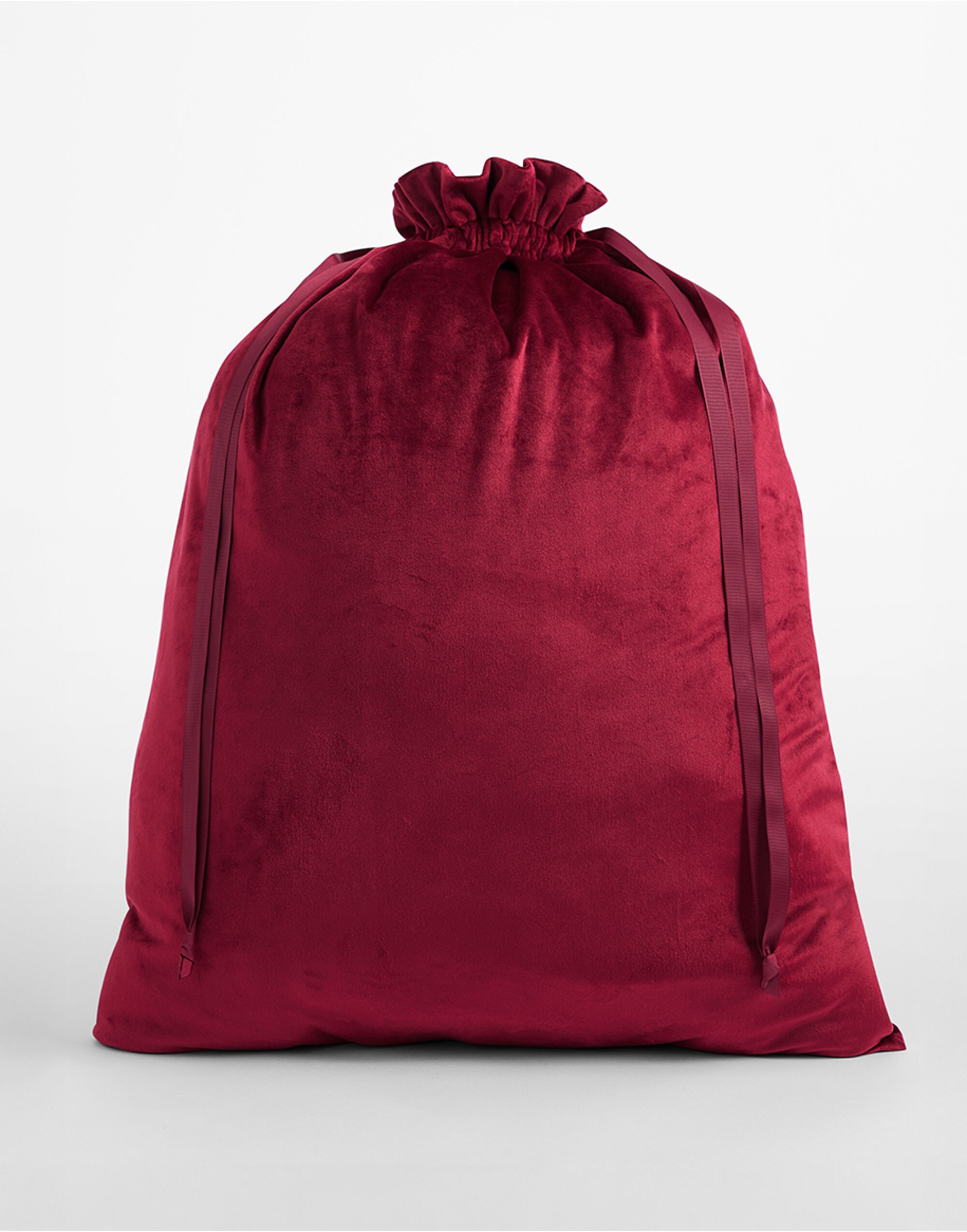 BG718 Velvet Gift Bag Ruby Red