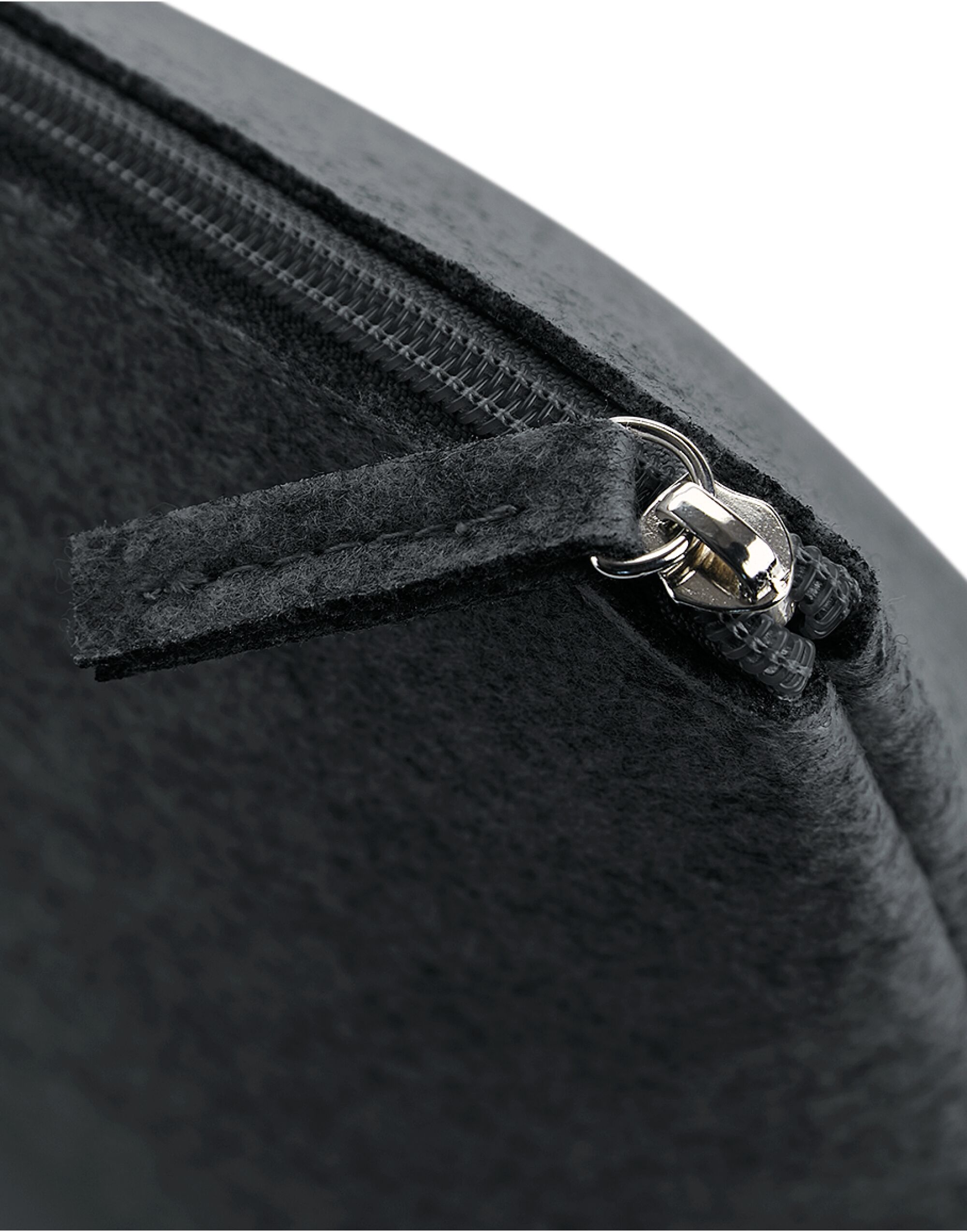 BG724 Charcoal Melange Felt Accessory Bag