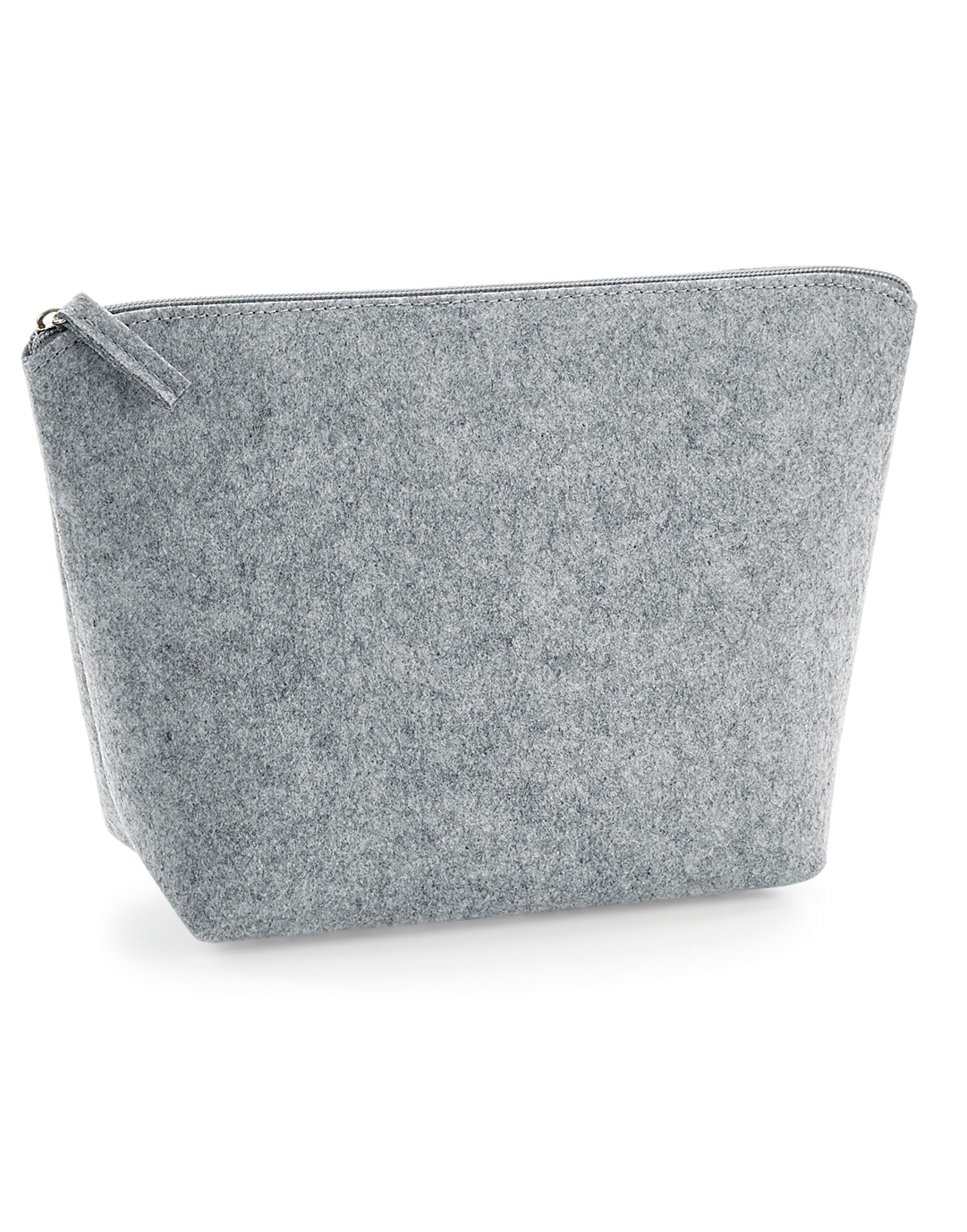 BG724 Grey Melange Felt Accessory Bag