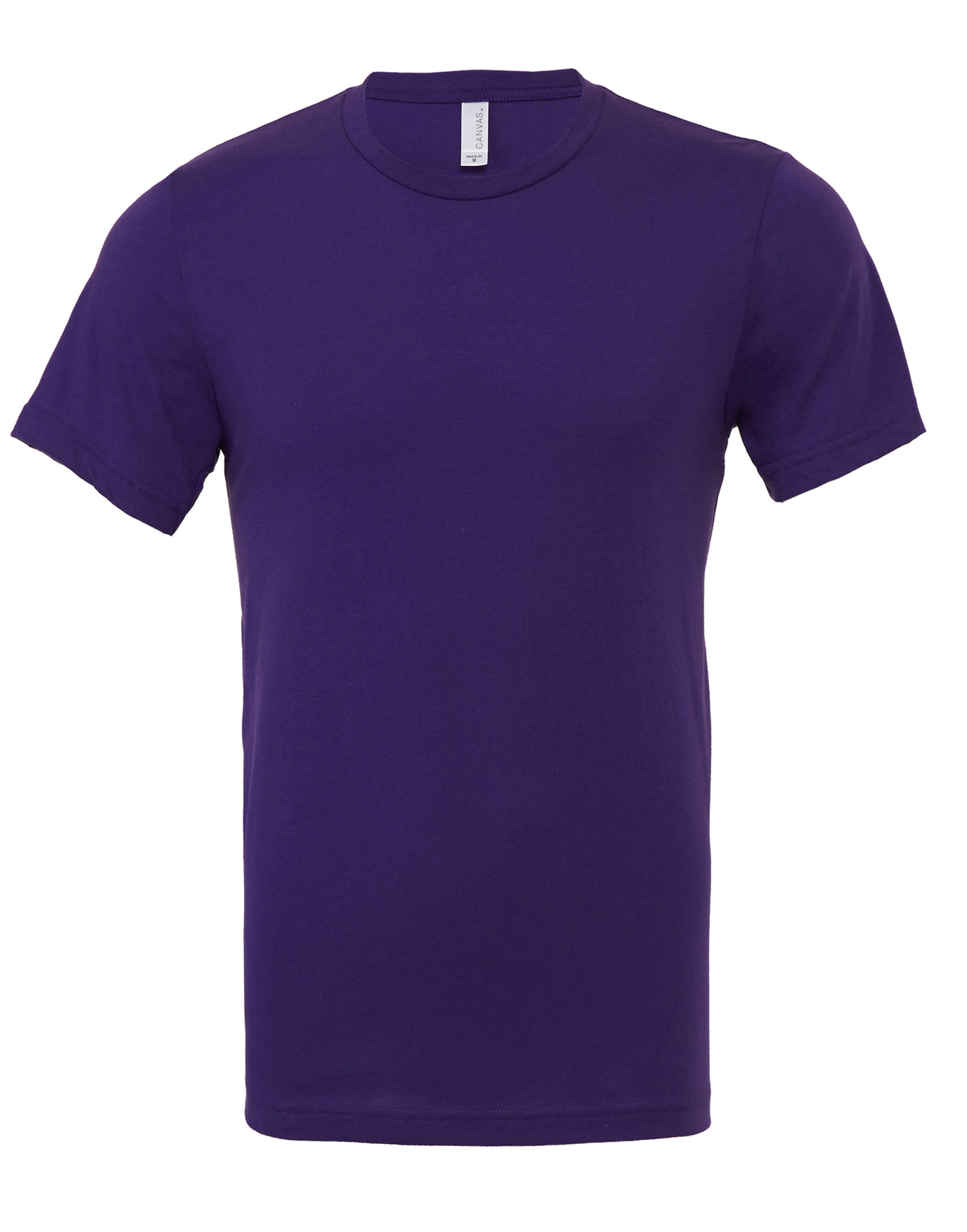 CA3001 Canvas Unisex Jersey Short Sleeve Tee Team Purple