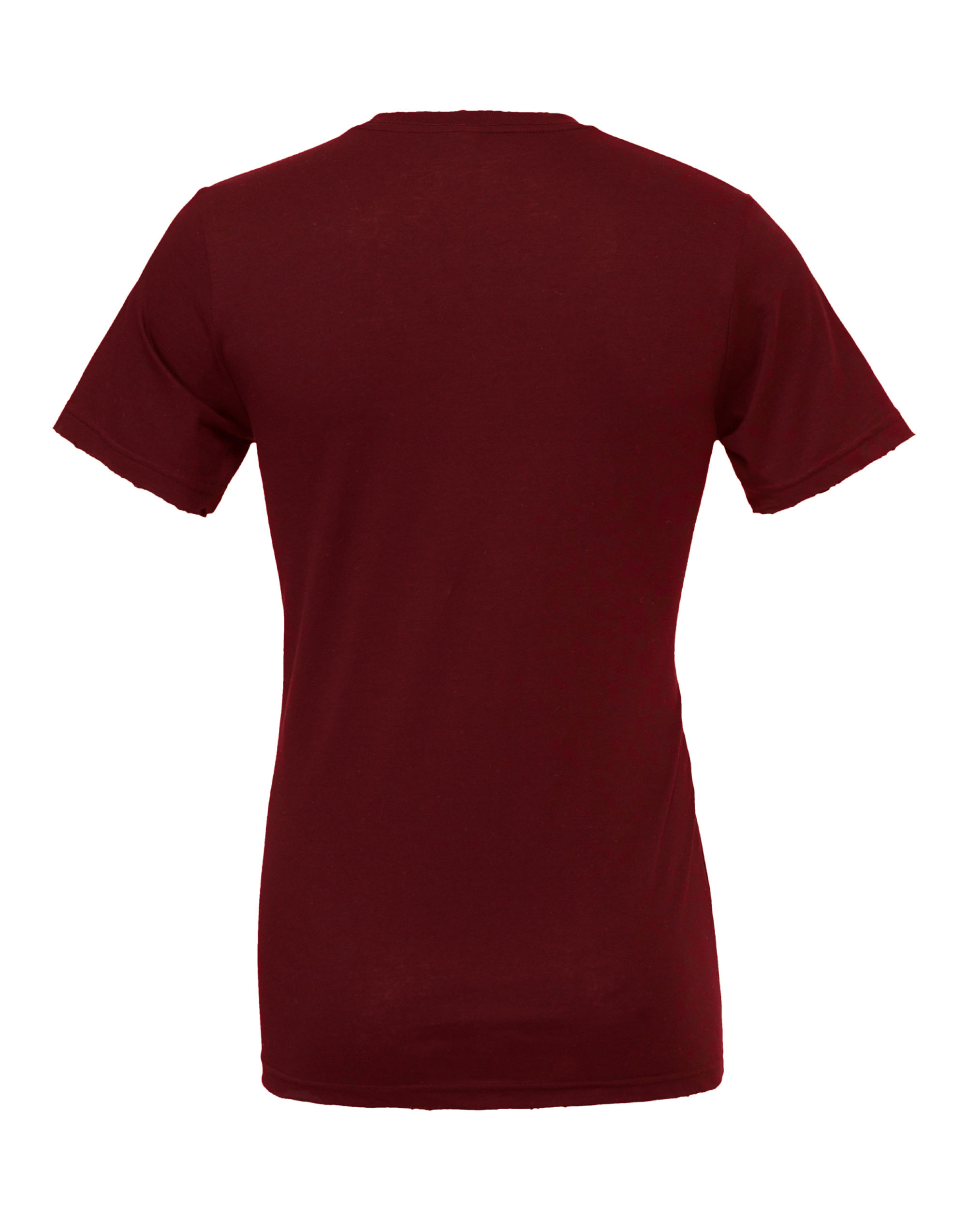 CA3001 Canvas Unisex Jersey Short Sleeve Tee Maroon