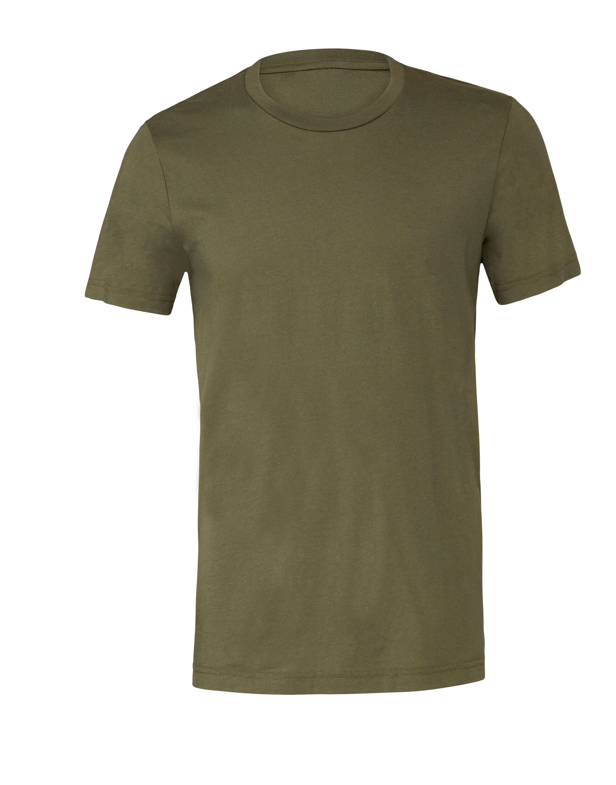 CA3001 Canvas Unisex Jersey Short Sleeve Tee Military Green