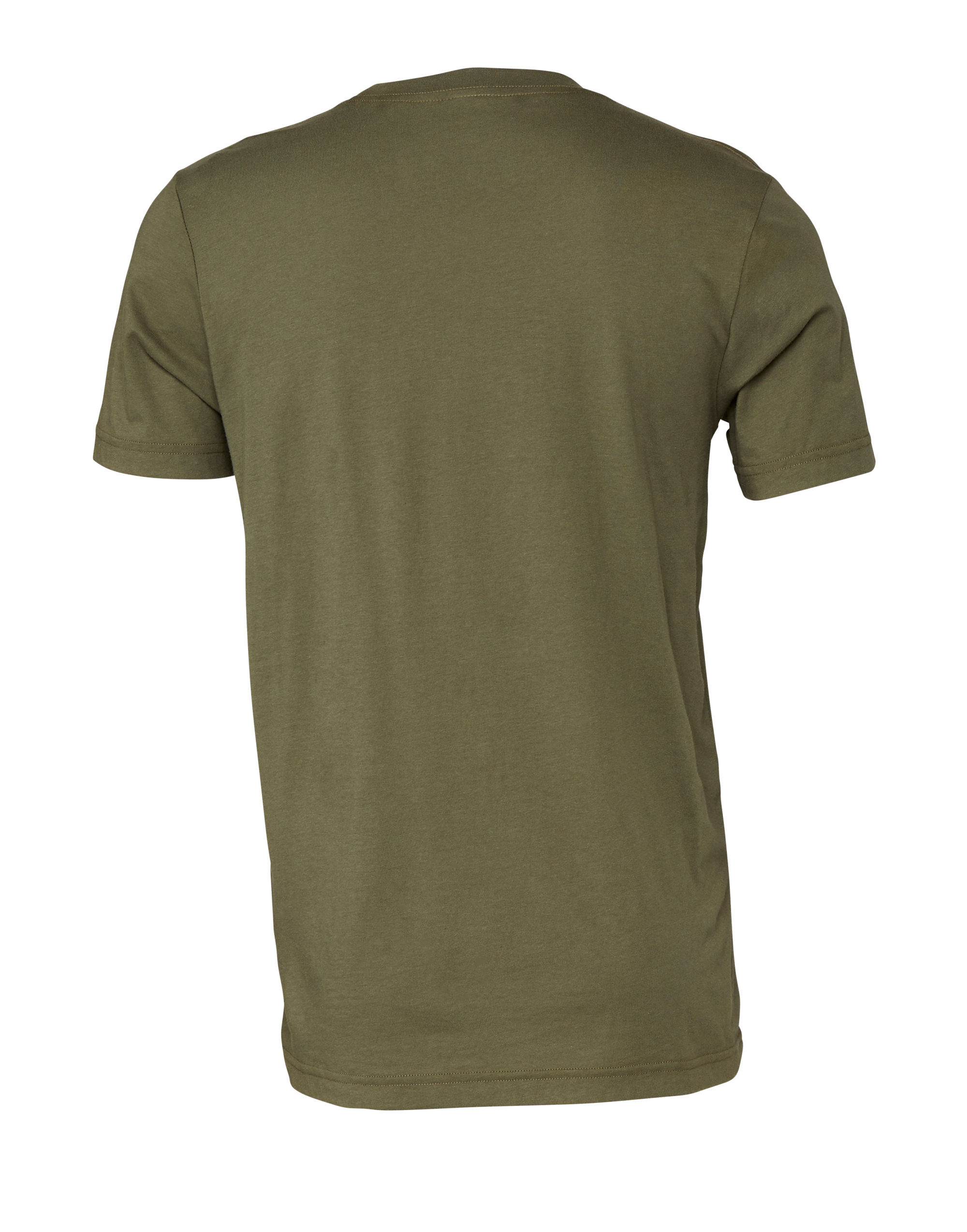 CA3001 Canvas Unisex Jersey Short Sleeve Tee Military Green