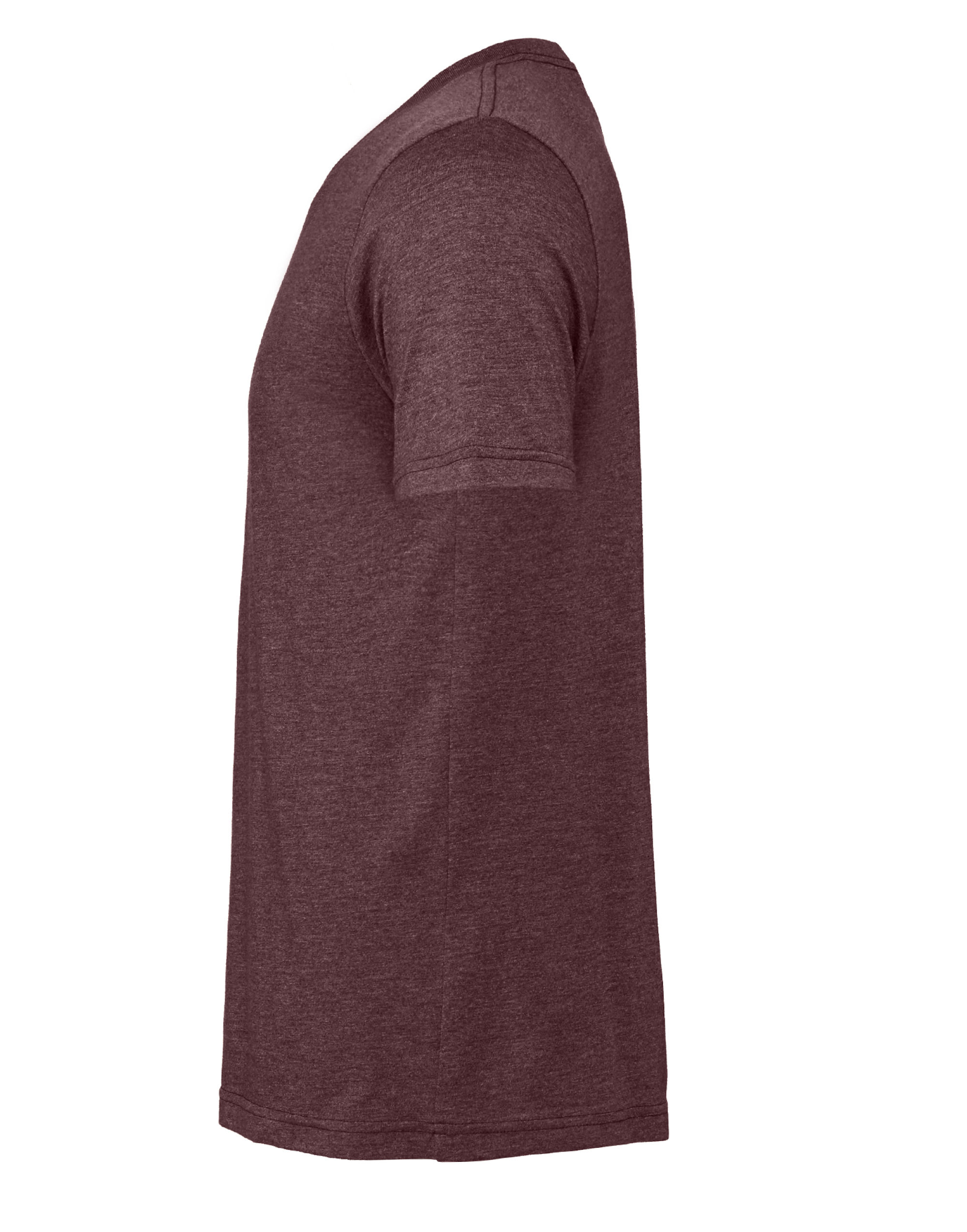 CA3001CVC Unisex Heather Jersey Short Sleeve Tee Heather Maroon
