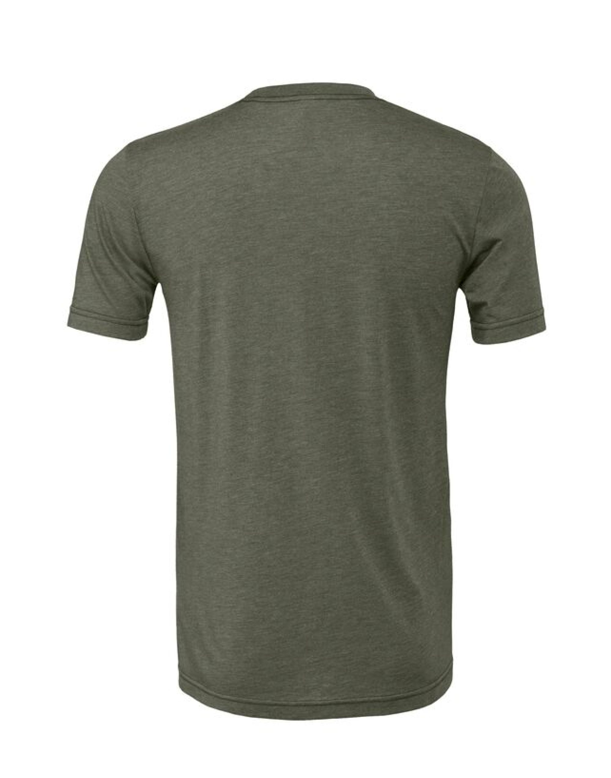 CA3001CVC Unisex Heather Jersey Short Sleeve Tee Heather Military Green