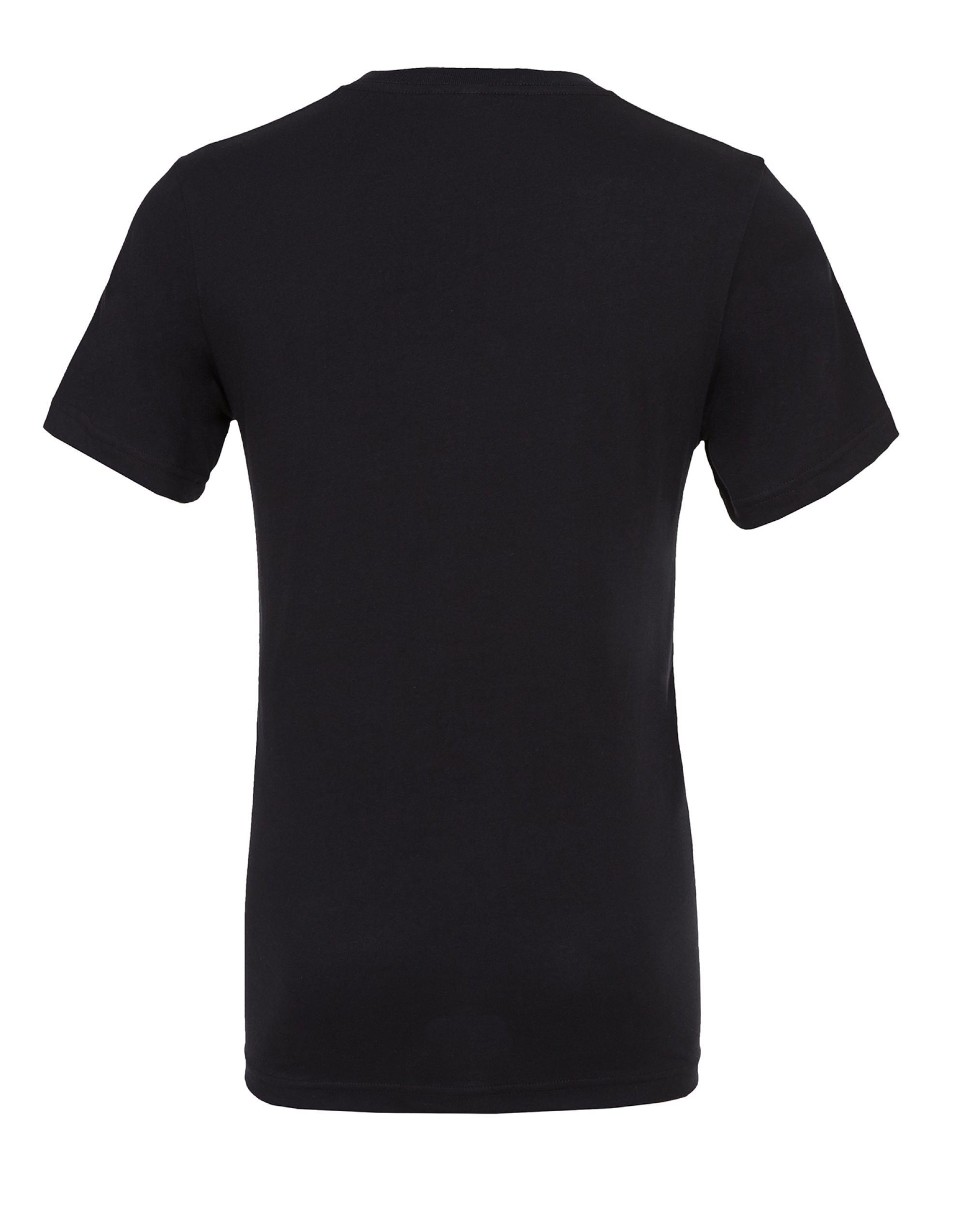 CA3005 Canvas Unisex Jersey Short Sleeve V-Neck Tee Black