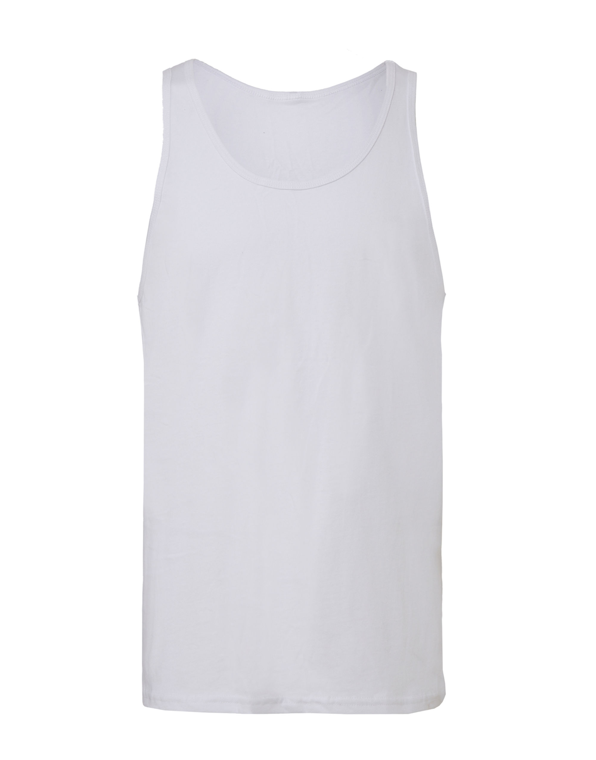 CA3480 Canvas Unisex Jersey Tank White