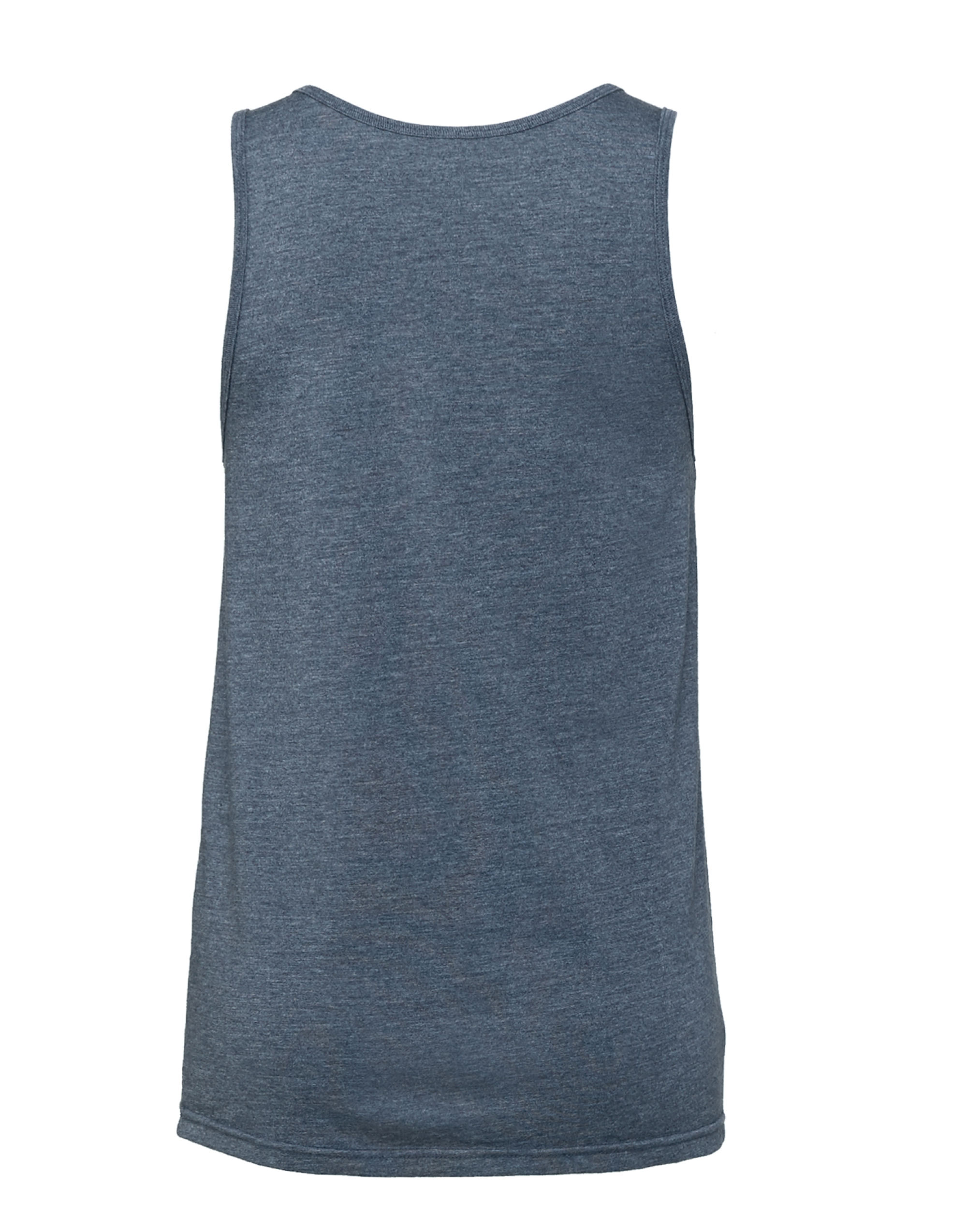 CA3480 Canvas Unisex Jersey Tank Heather Navy Blue