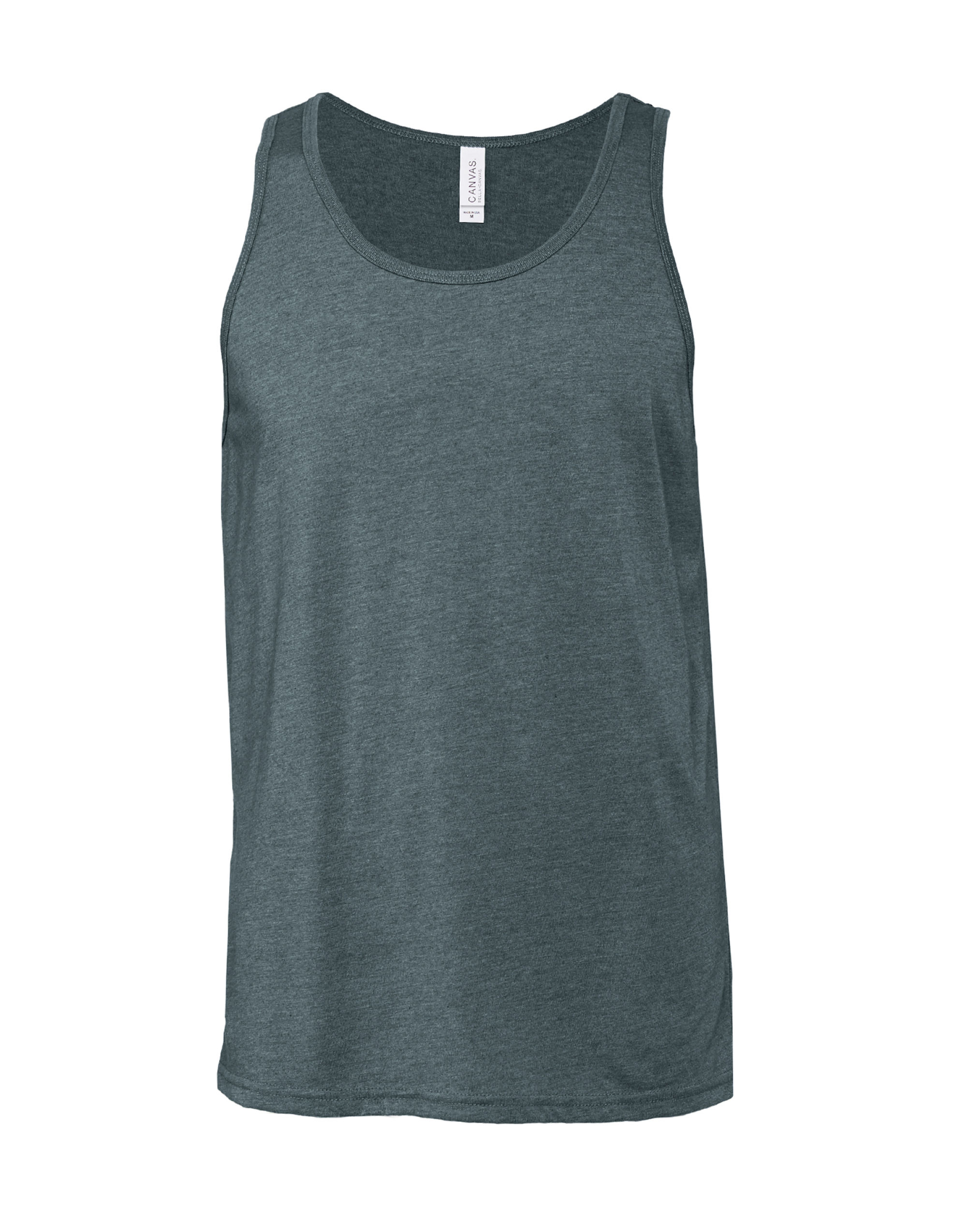 CA3480 Canvas Unisex Jersey Tank Heather Slate CA3480 Canvas Unisex Jersey Tank Heather Slate