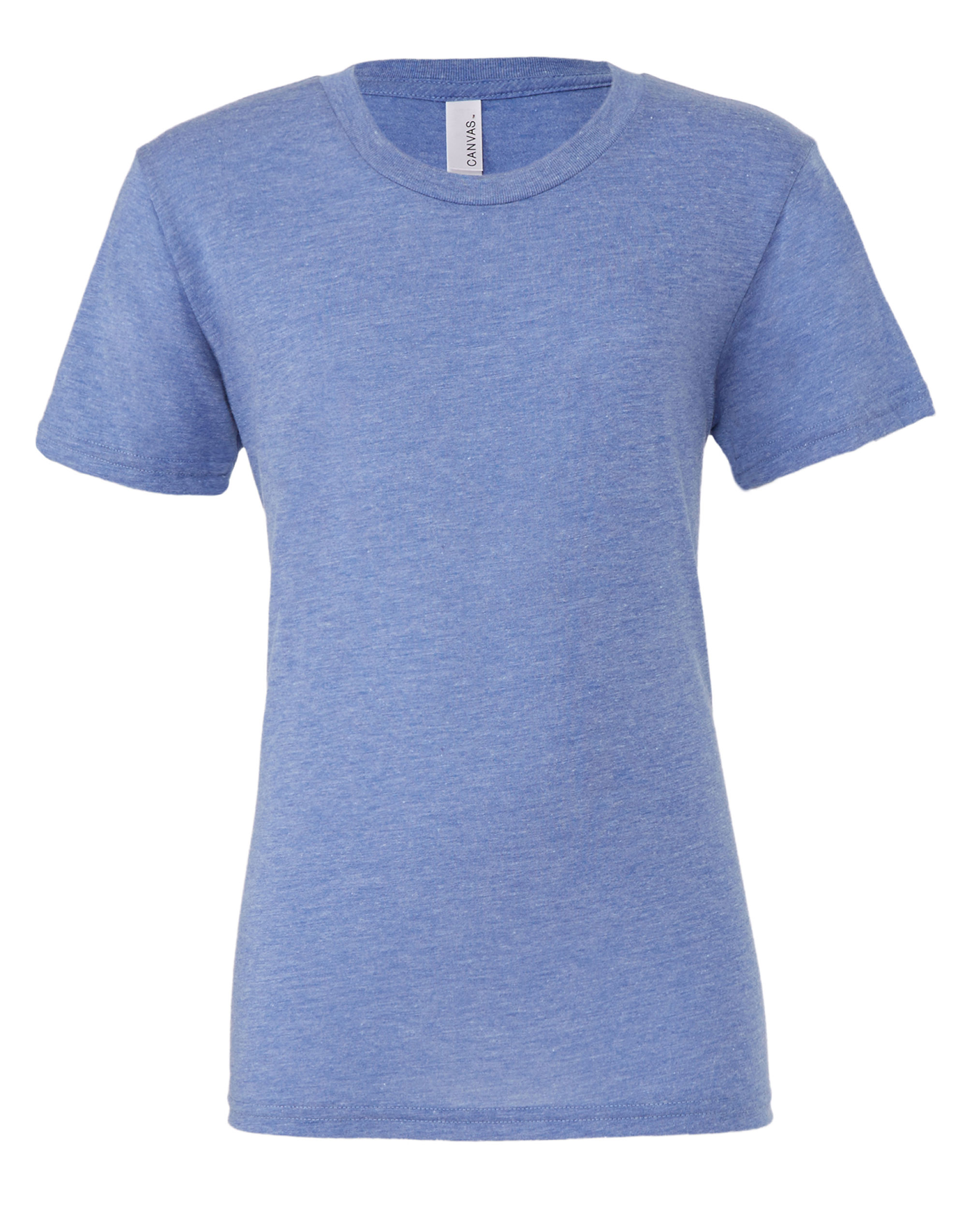 CA3413 Canvas Unisex Triblend Short Sleeve Tee Blue Triblend