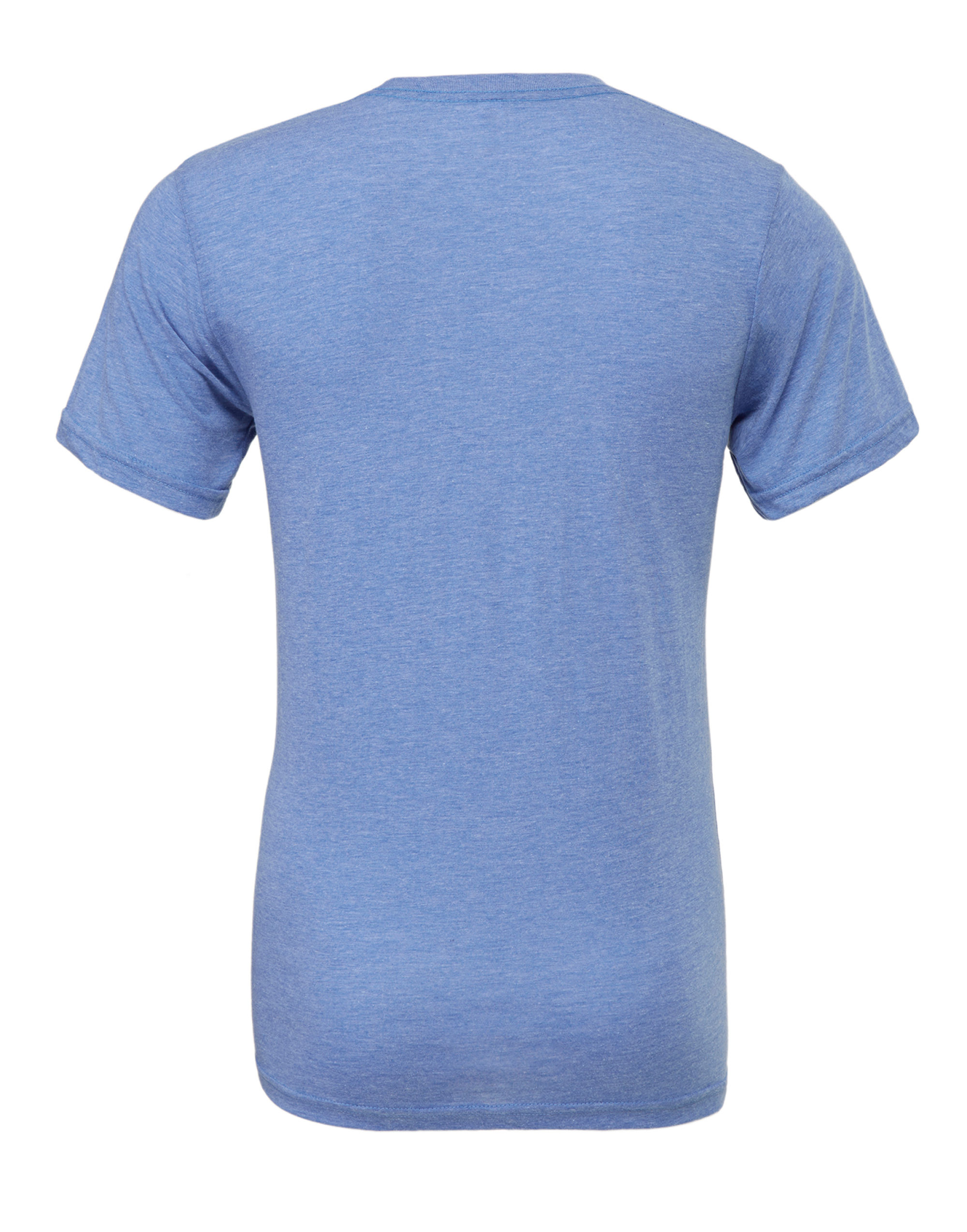 CA3413 Canvas Unisex Triblend Short Sleeve Tee Blue Triblend