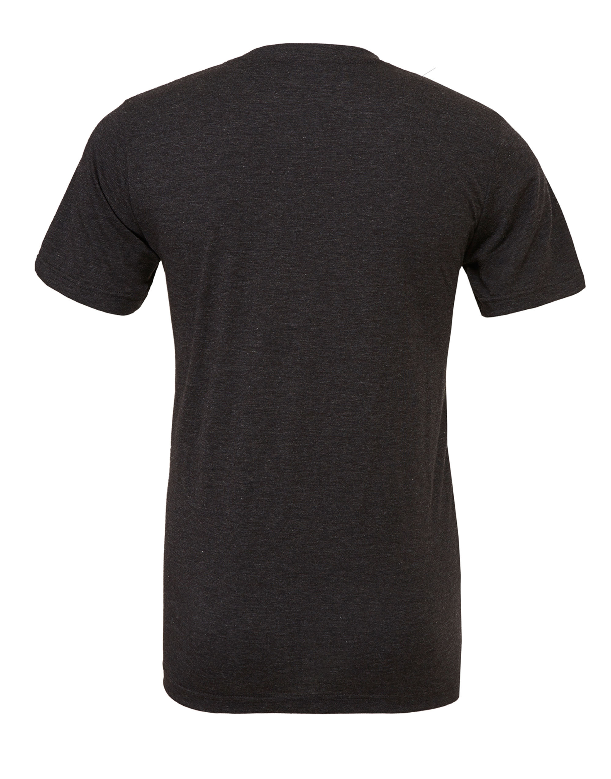 CA3413 Canvas Unisex Triblend Short Sleeve Tee Charcoal Black Triblend