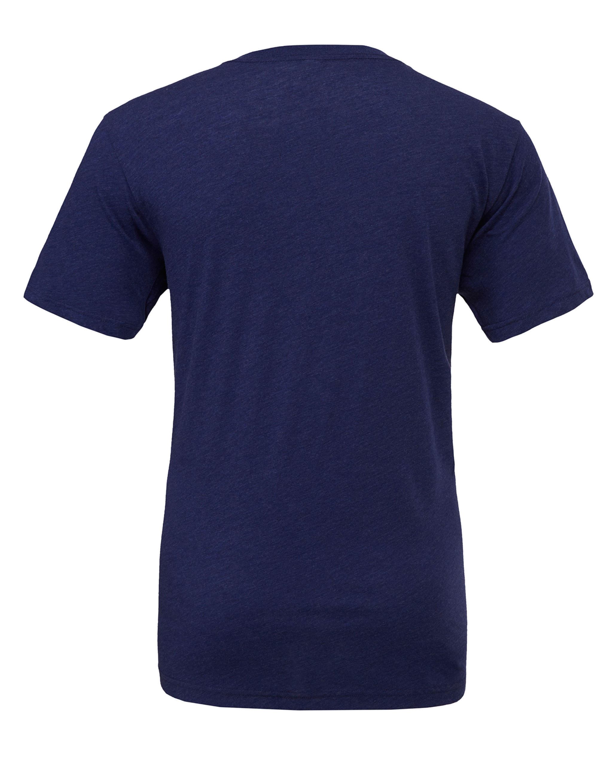 CA3413 Canvas Unisex Triblend Short Sleeve Tee Navy Triblend