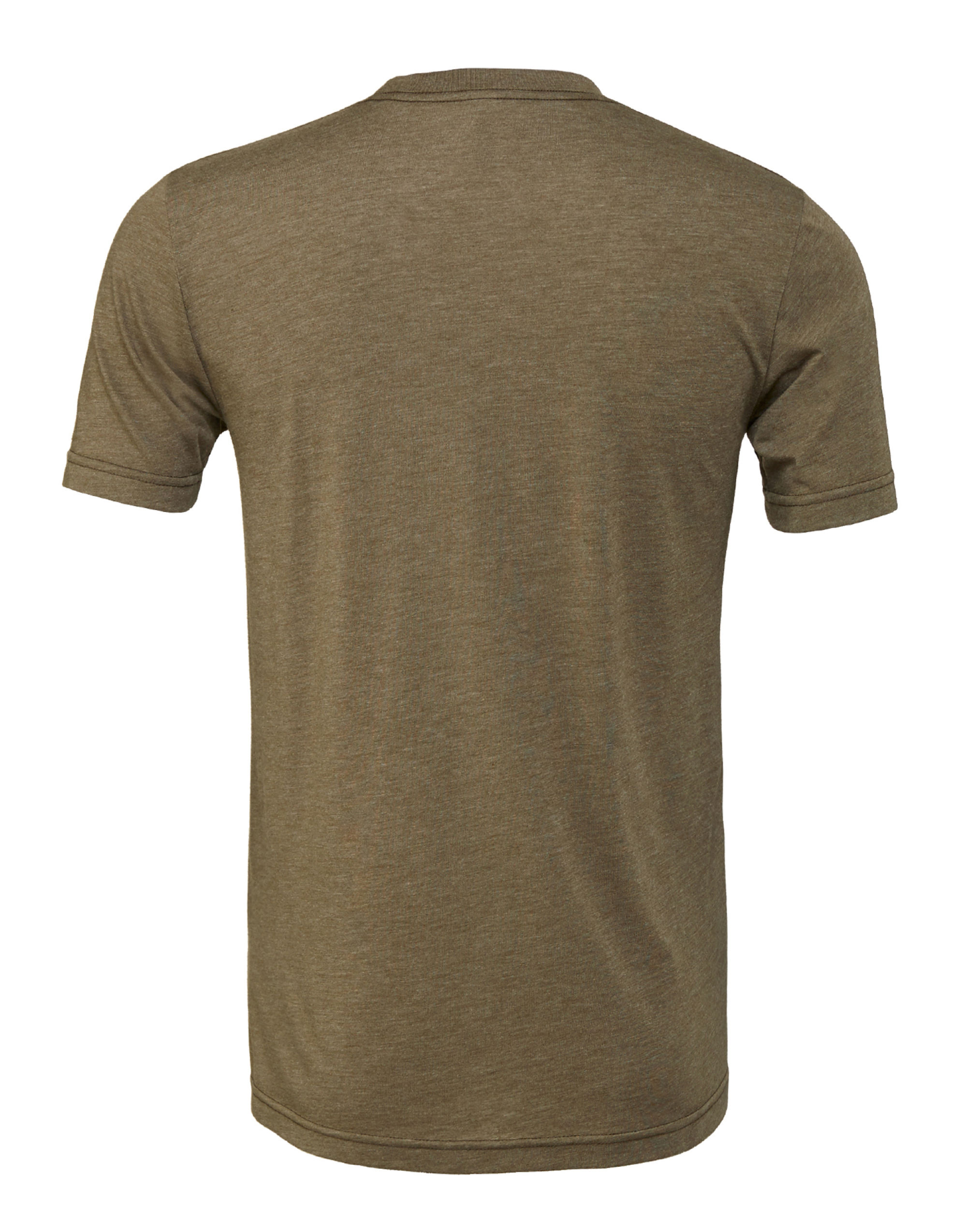 CA3413 Canvas Unisex Triblend Short Sleeve Tee Olive Triblend